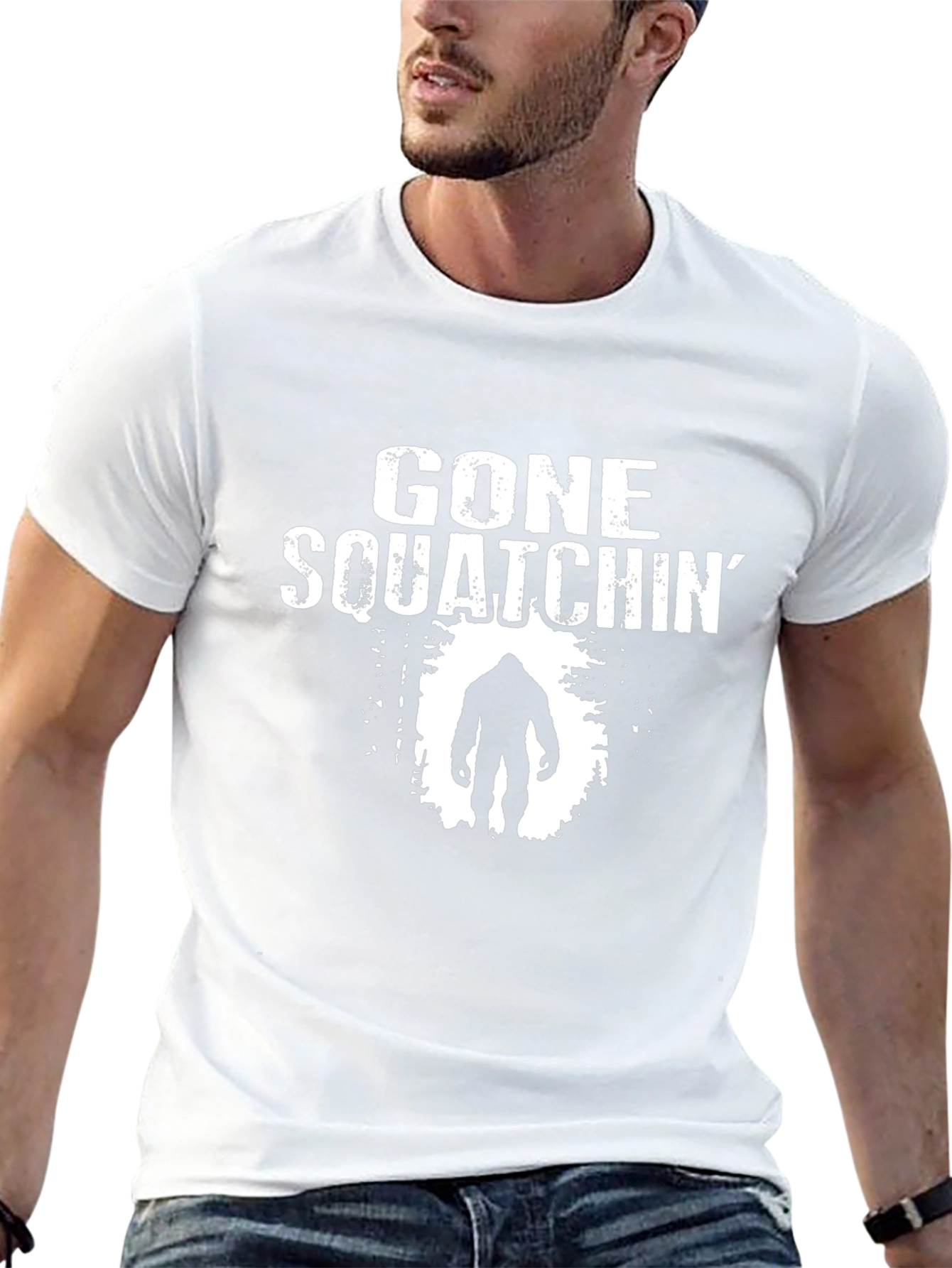 Gone Squatchin T-Shirt - Bigfoot Adventure Tee