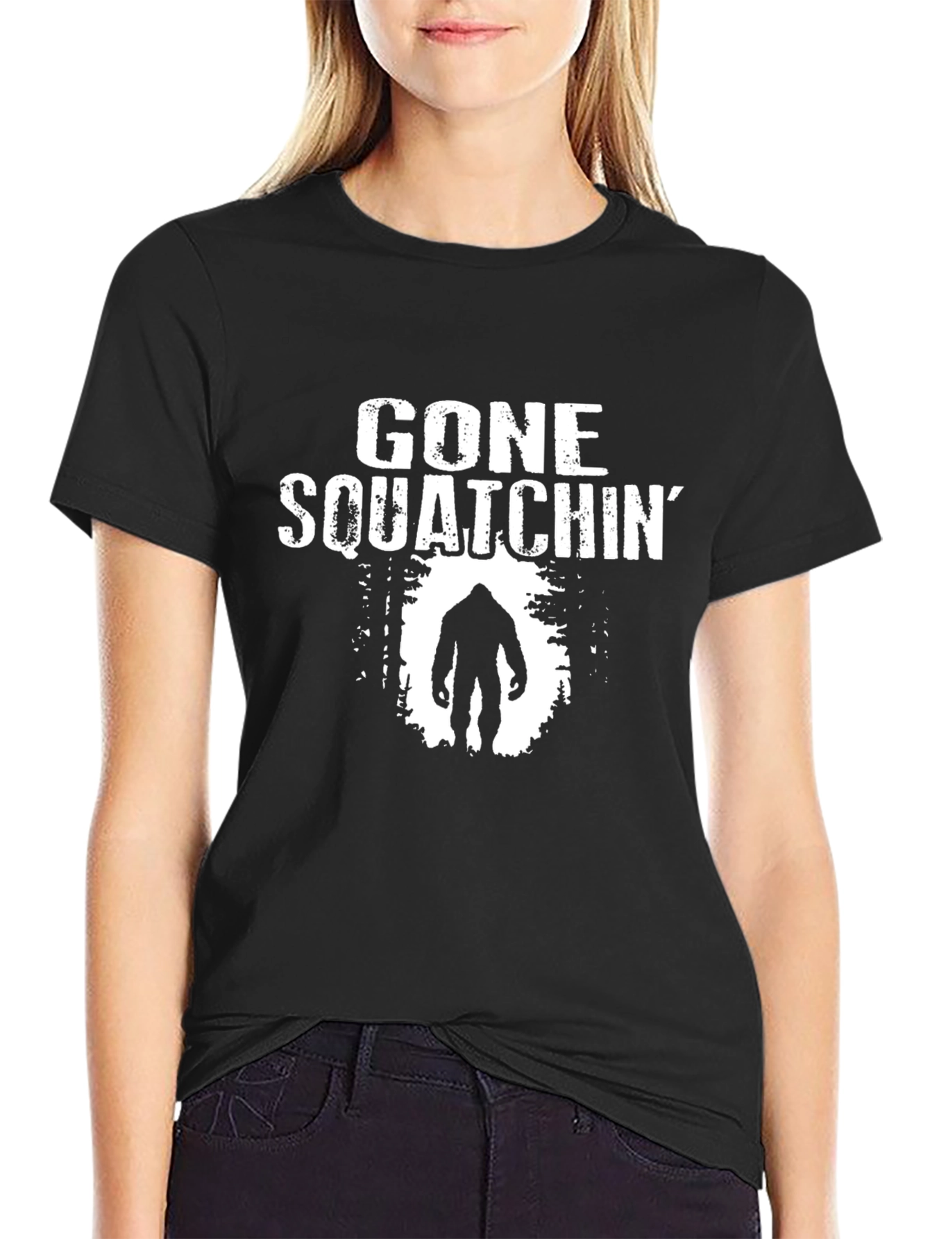 Gone Squatchin T-Shirt - Bigfoot Adventure Tee