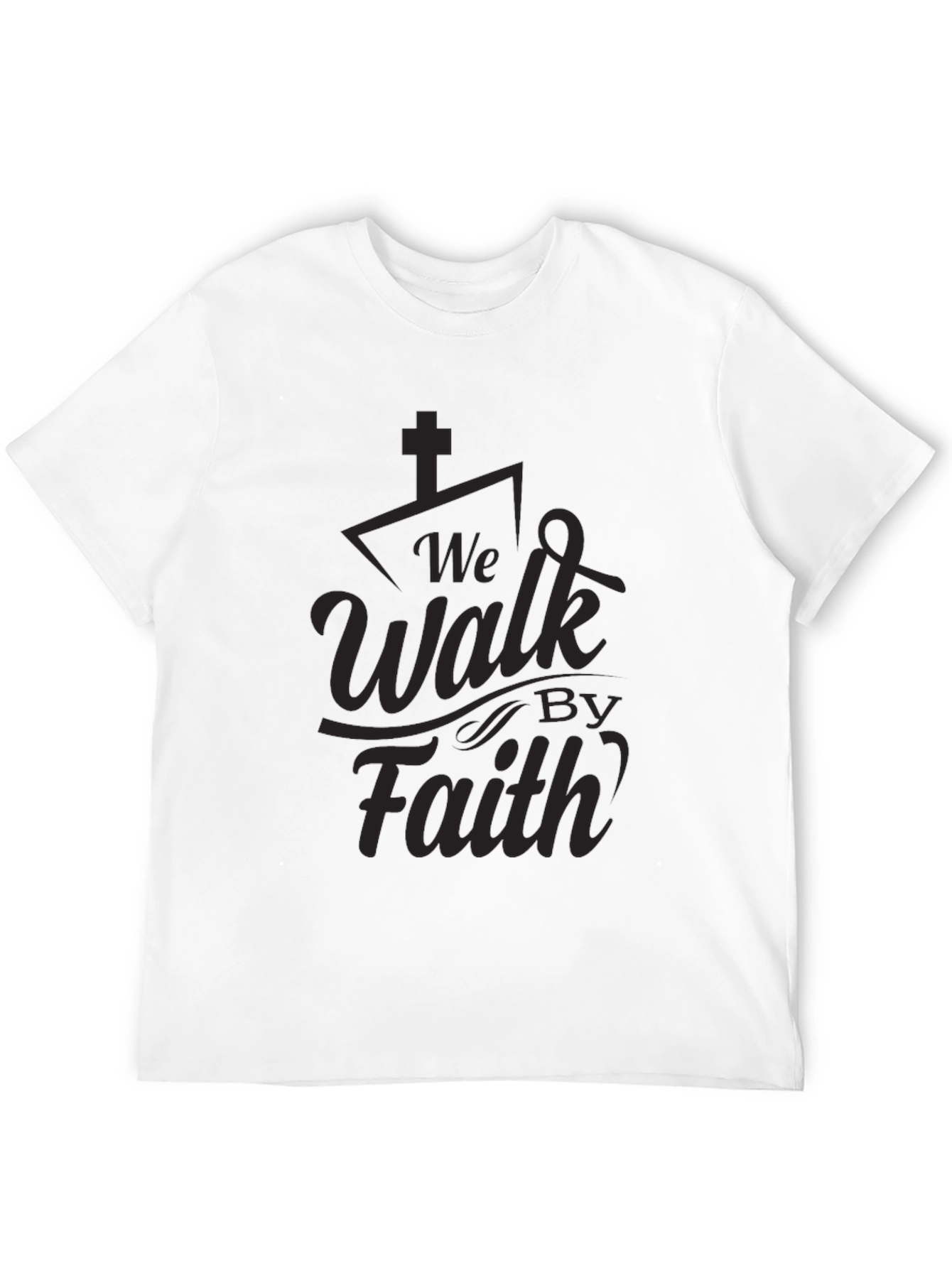 We Walk By Faith Graphic Tee