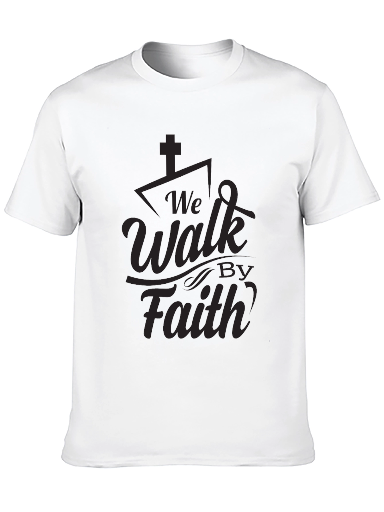 We Walk By Faith Graphic Tee