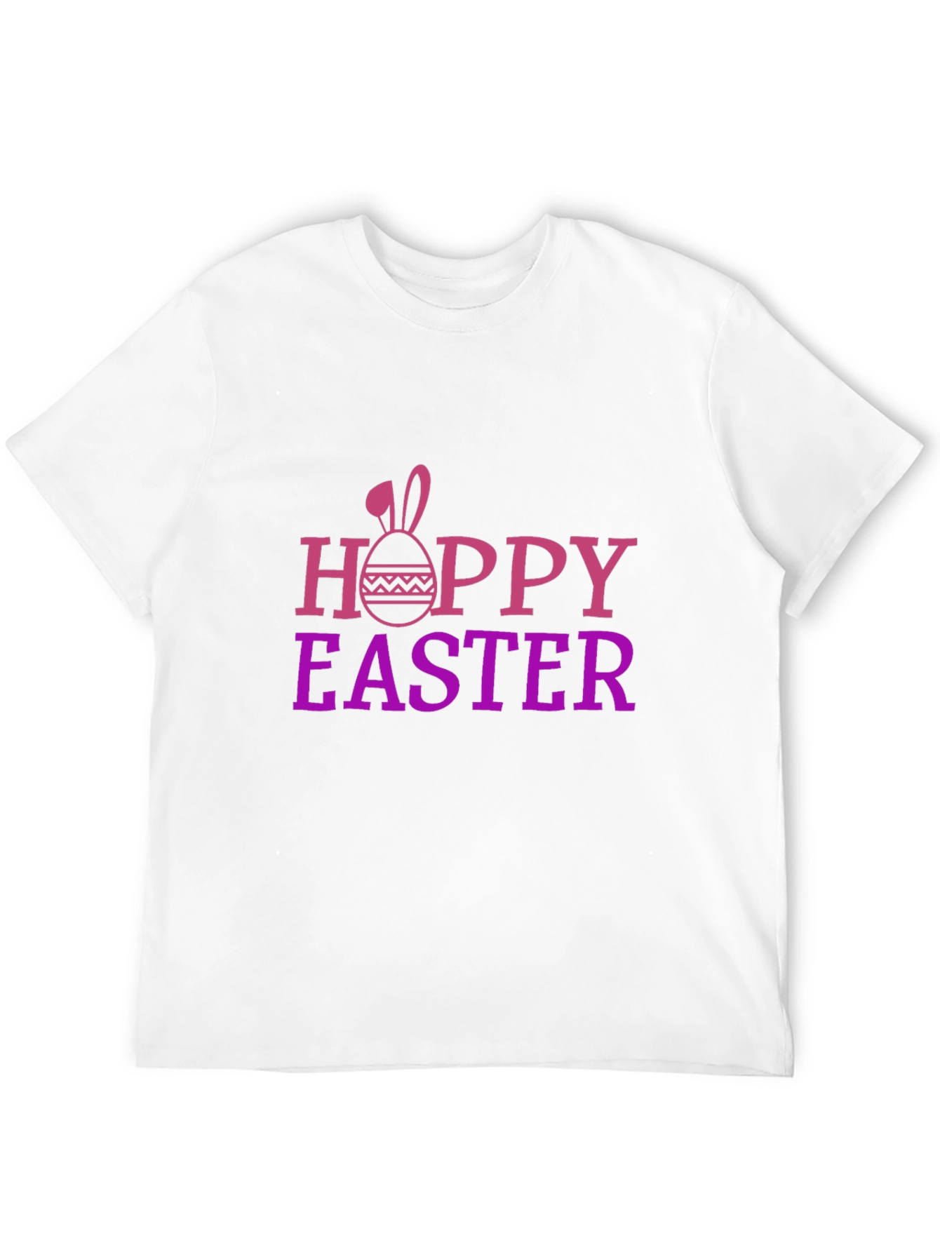 Hoppy Easter Black Graphic T-Shirt