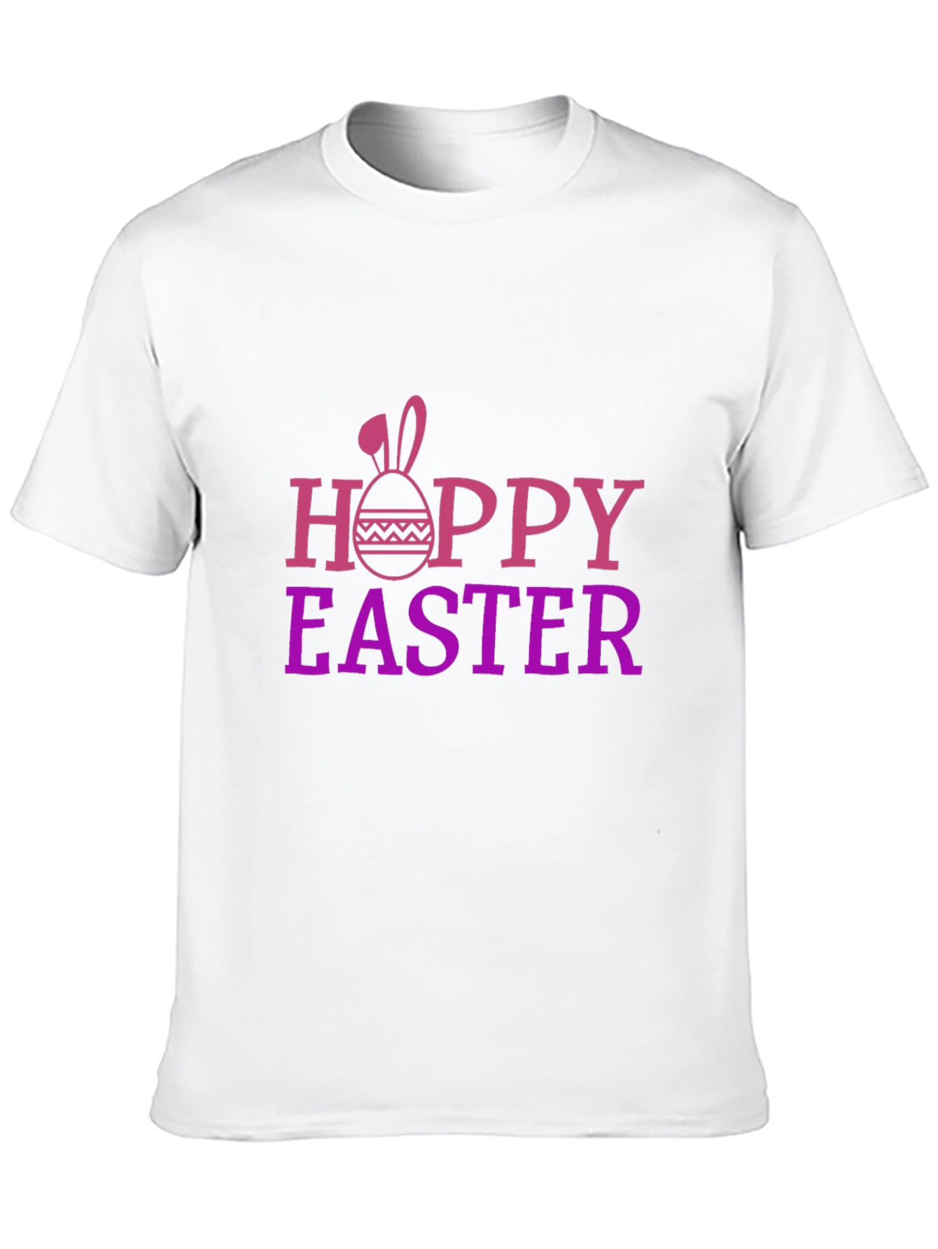 Hoppy Easter Black Graphic T-Shirt