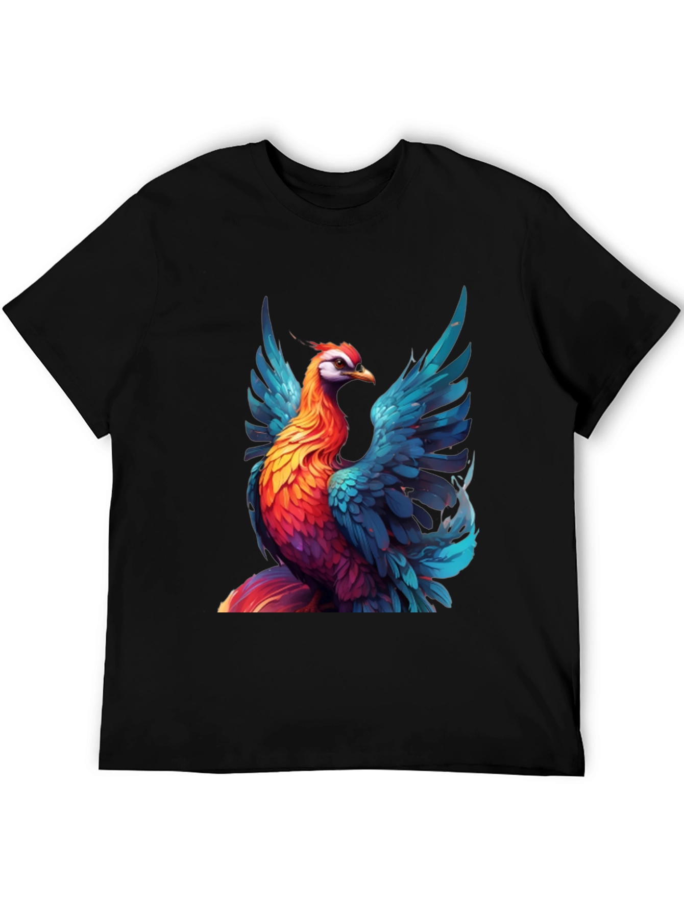 Vivid Phoenix Graphic T-Shirt - Bold Style