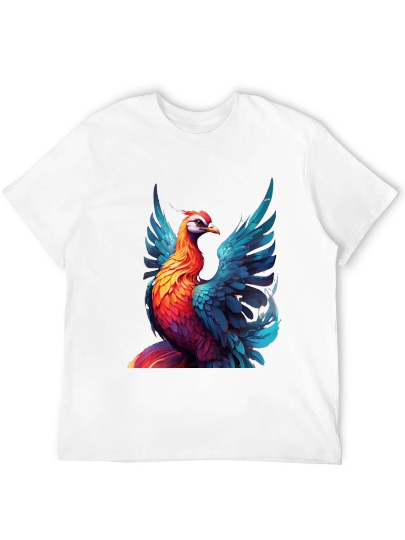 Vivid Phoenix Graphic T-Shirt - Bold Style