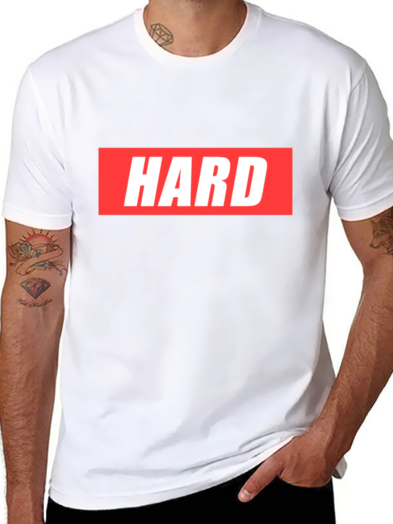 HARD Graphic Tee - Bold Streetwear Style