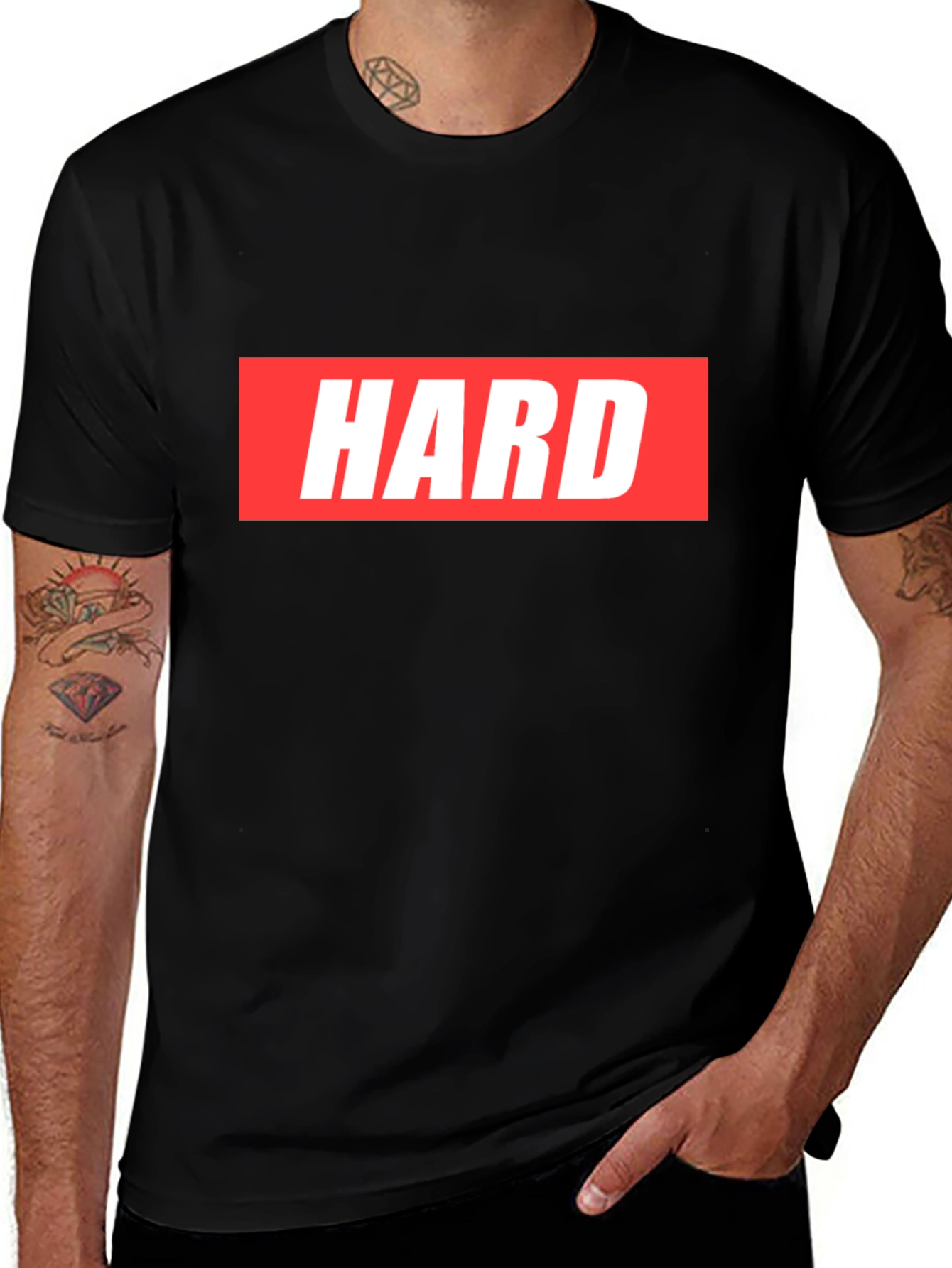 HARD Graphic Tee - Bold Streetwear Style