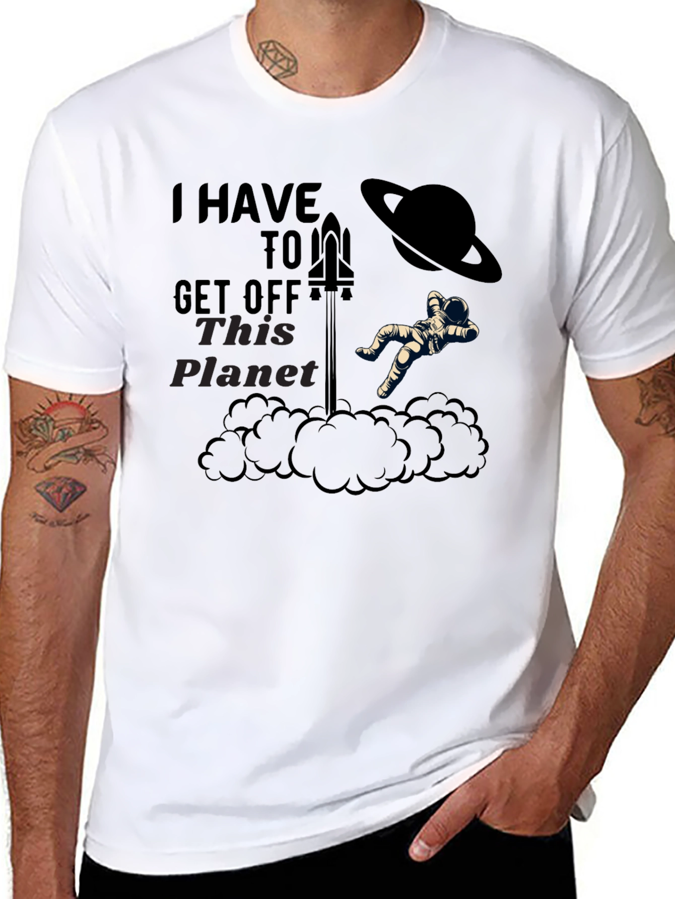I Have To Get Off This Planet Graphic Tee