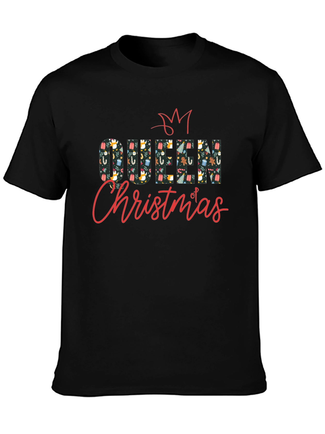 Queen of Christmas Festive Graphic Tee