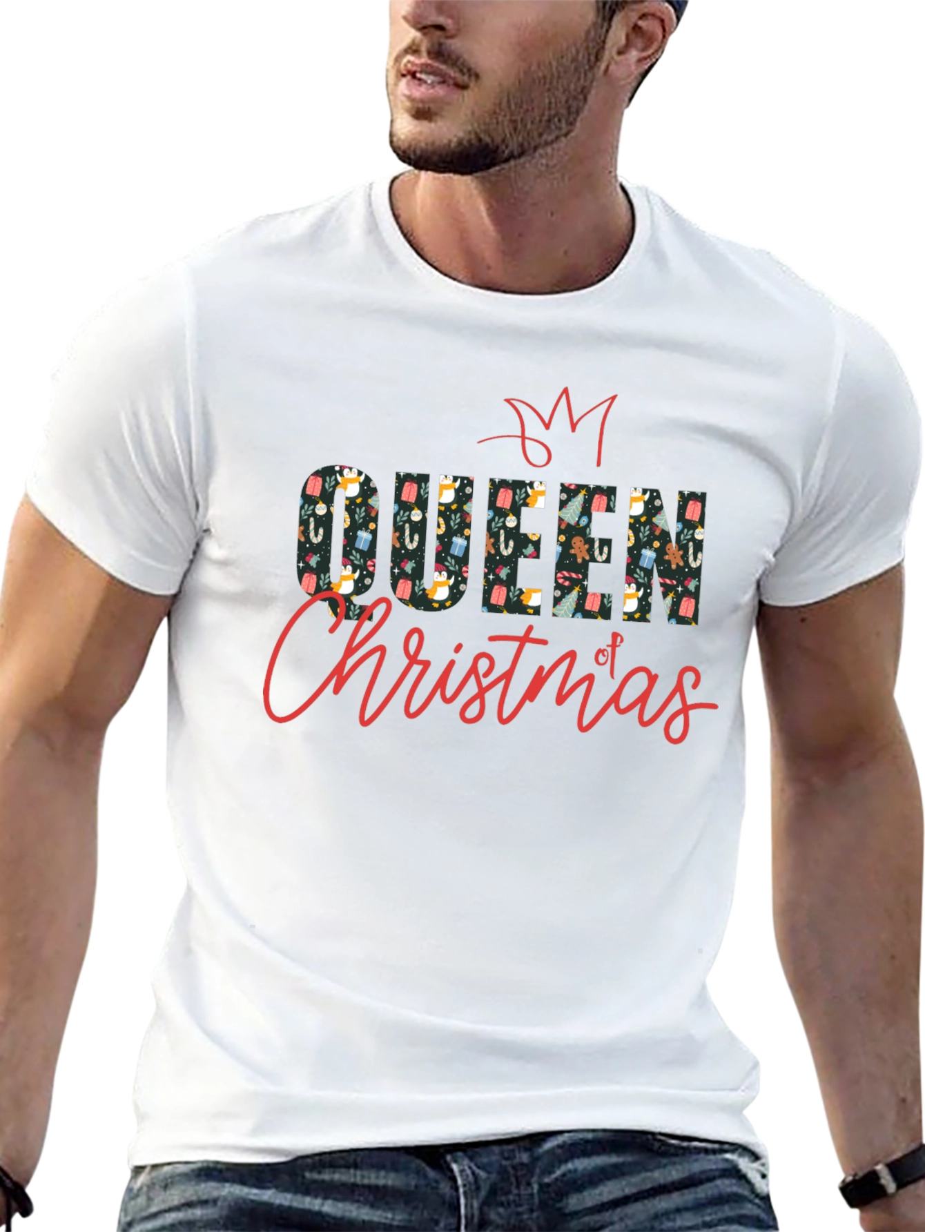 Queen of Christmas Festive Graphic Tee