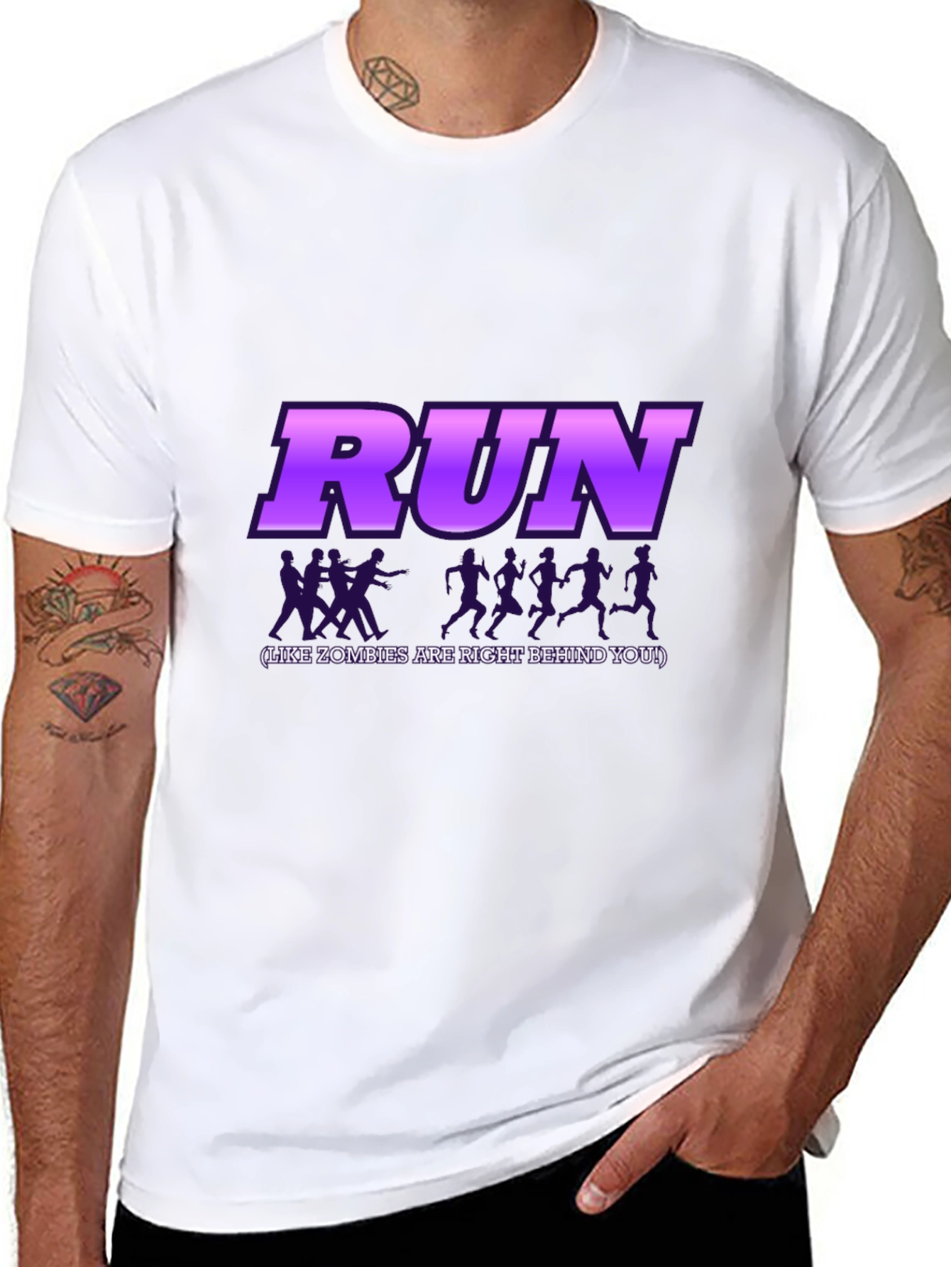 Run Like Zombies are Behind You T-Shirt