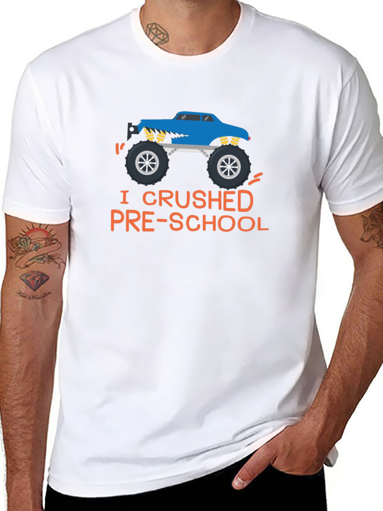 I Crushed Pre-School Monster Truck T-Shirt