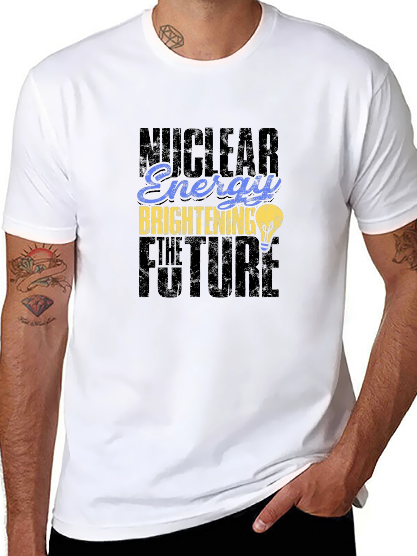 Nuclear Energy Brightening The Future Black T-Shirt