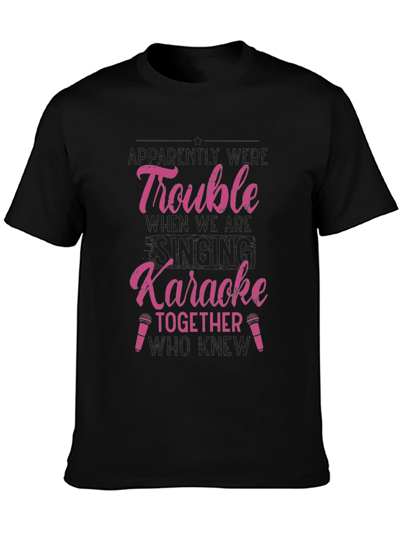 Karaoke Trouble Graphic Tee