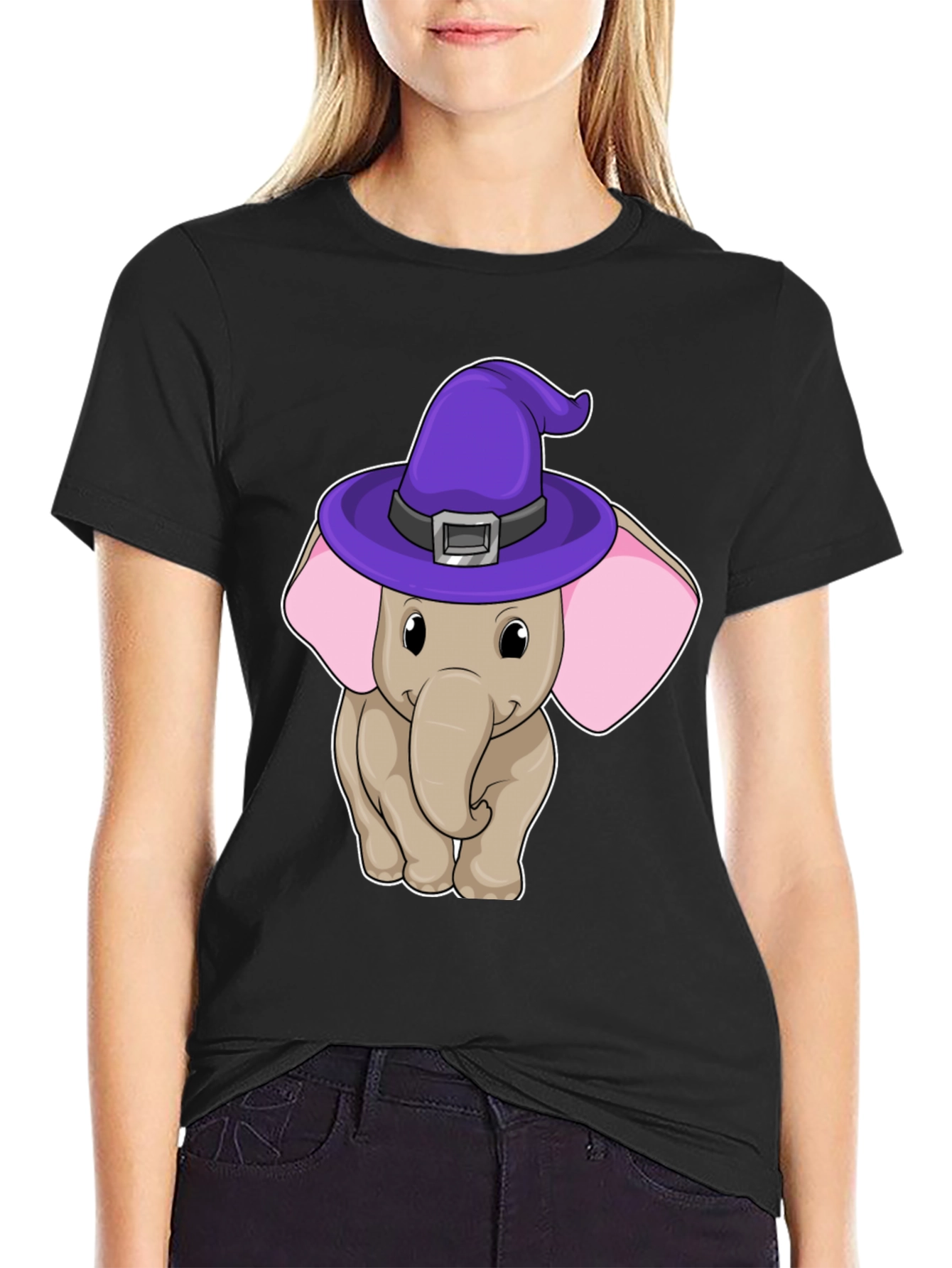 Elephant Witch Hat T-Shirt