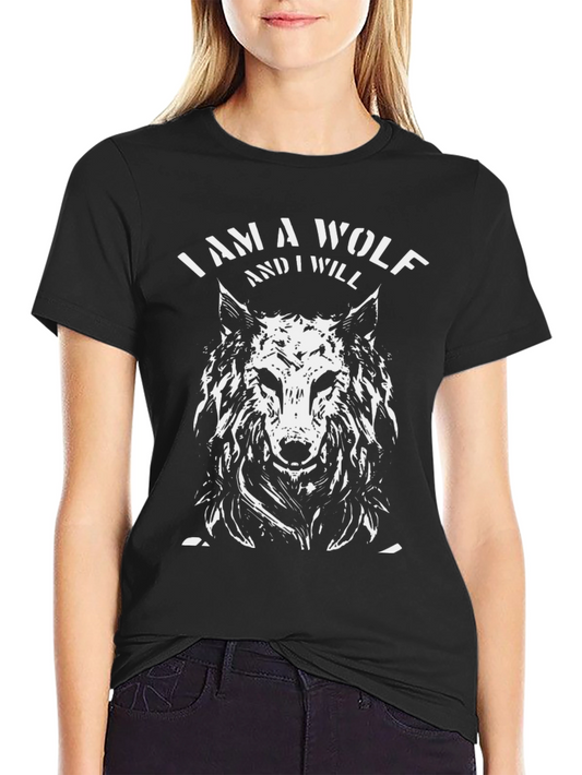 I Am a Wolf T-Shirt - Graphic Tee