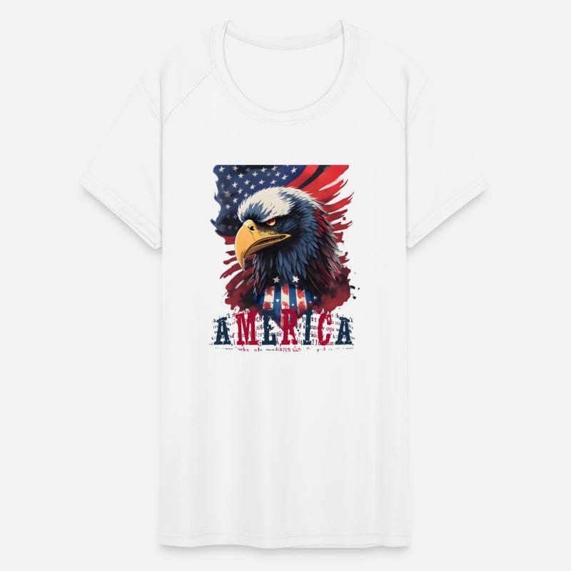 Patriotic Bald Eagle Mullet USA American Flag