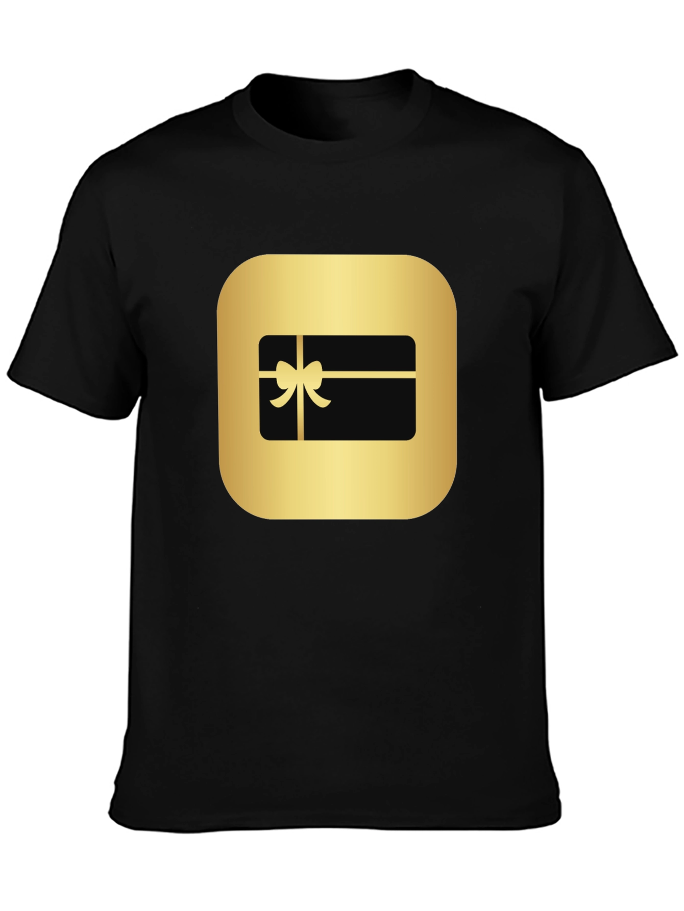 Gift Card Graphic T-Shirt - Black