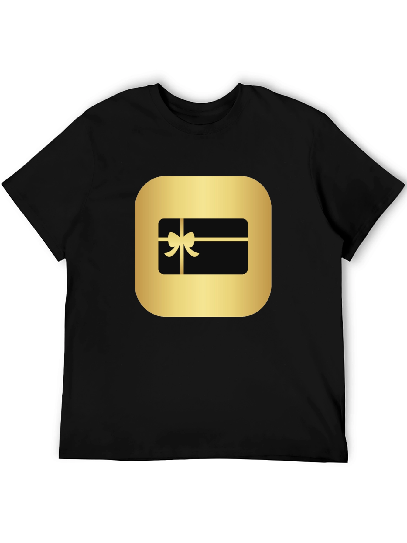 Gift Card Graphic T-Shirt - Black