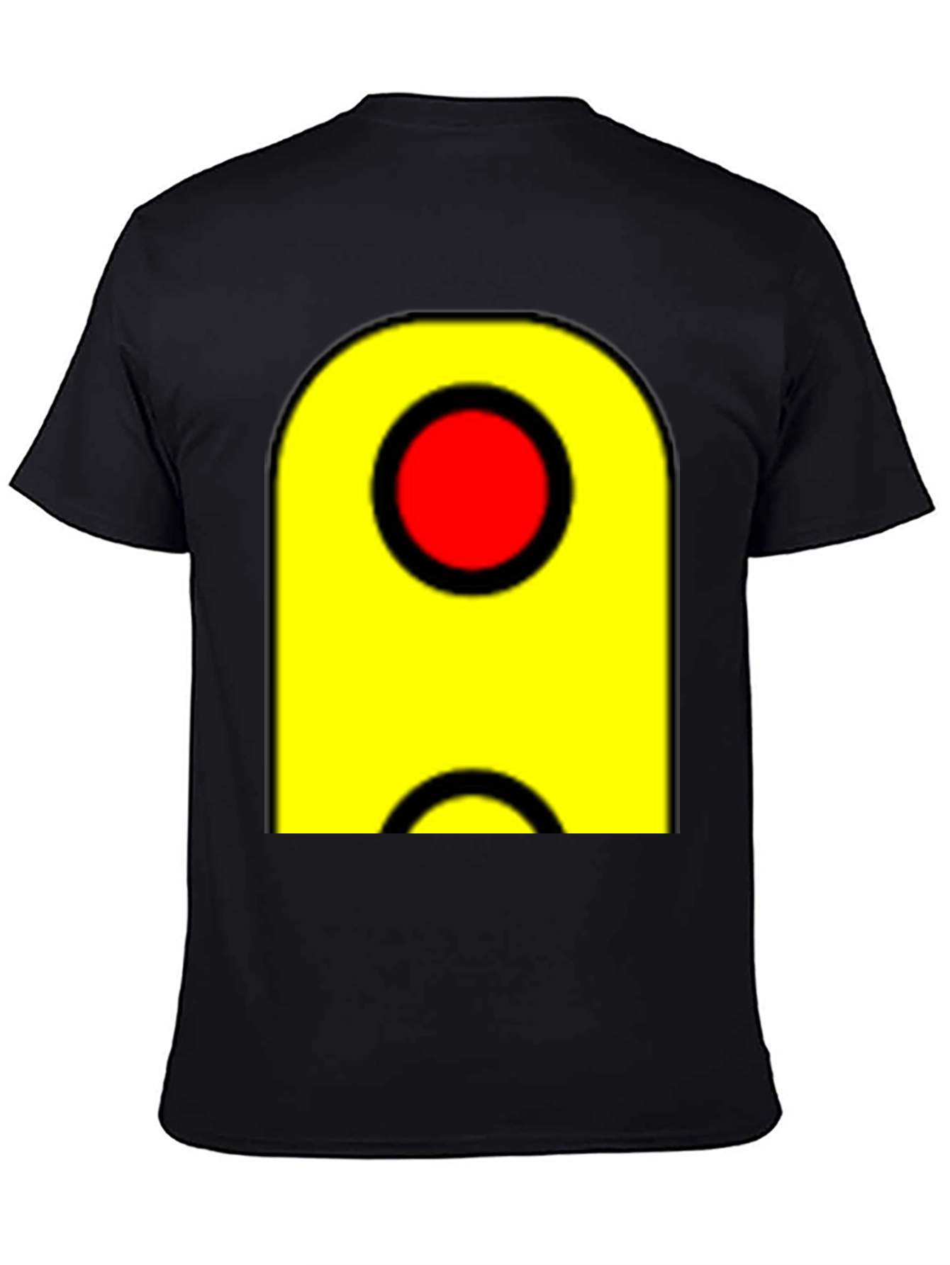 Abstract Graphic Black Tee