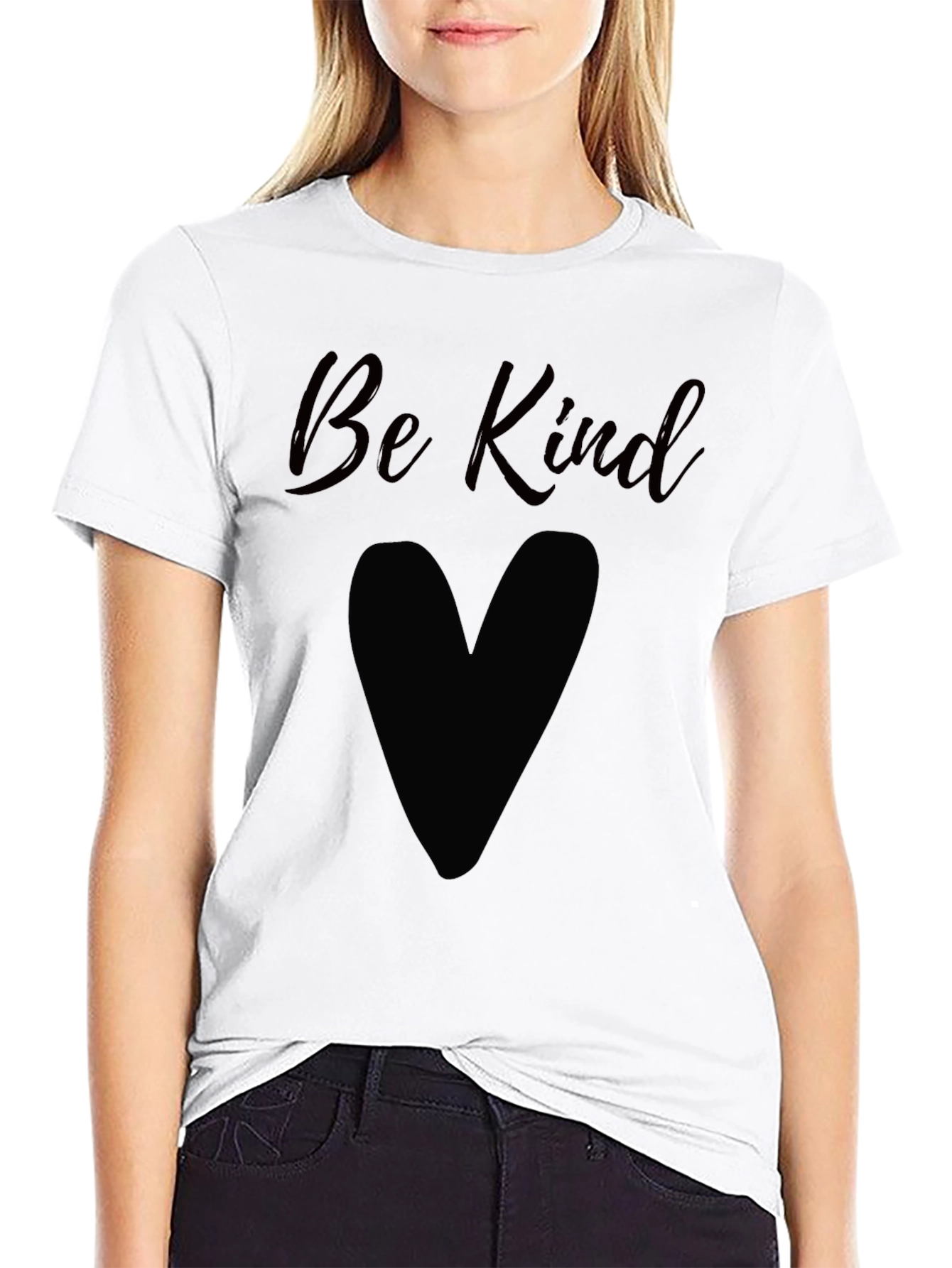 Be Kind Heart T-Shirt - Soft & Stylish