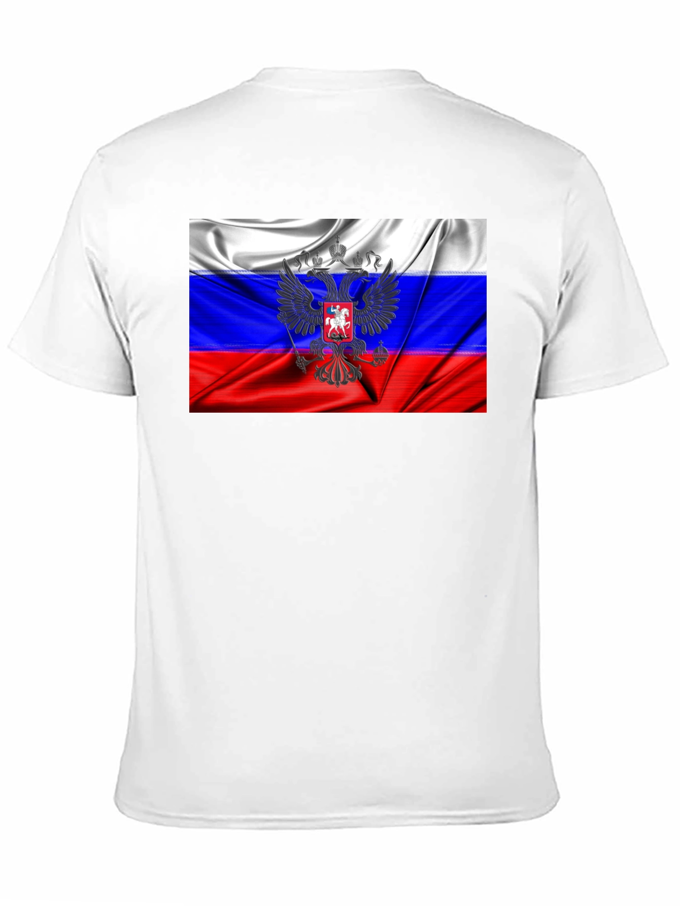 Russian Flag Graphic T-Shirt - Black