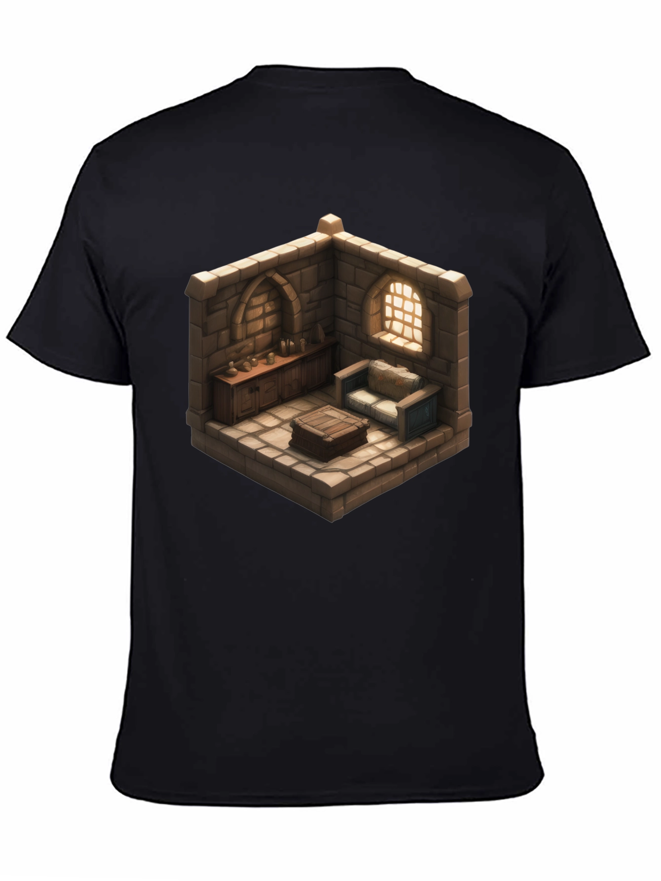 Isometric Room Graphic T-Shirt