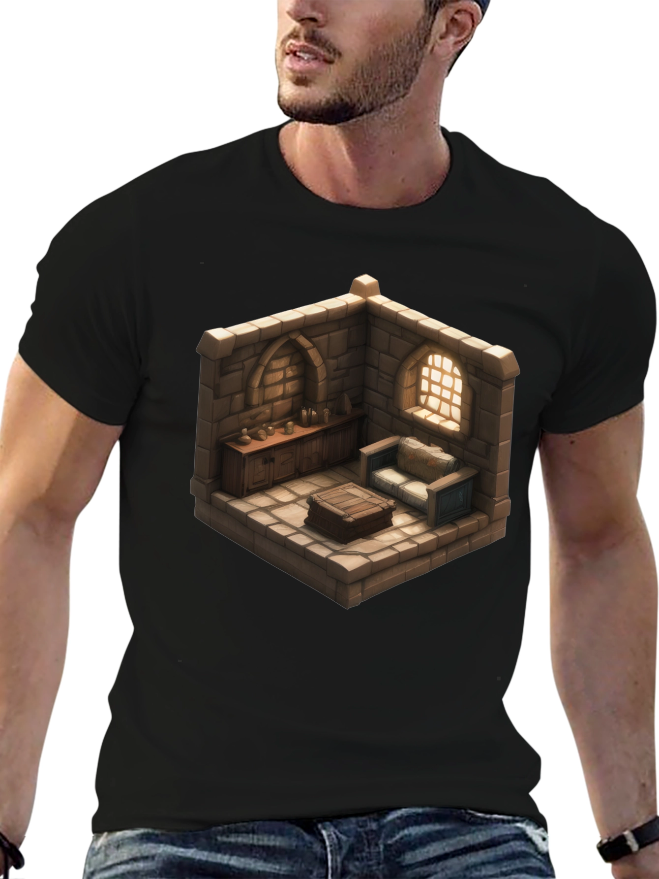 Isometric Room Graphic T-Shirt