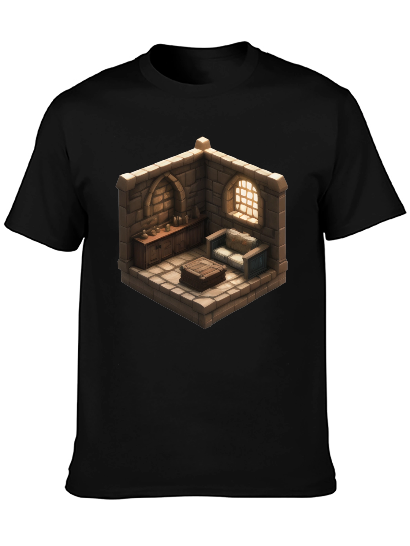 Isometric Room Graphic T-Shirt