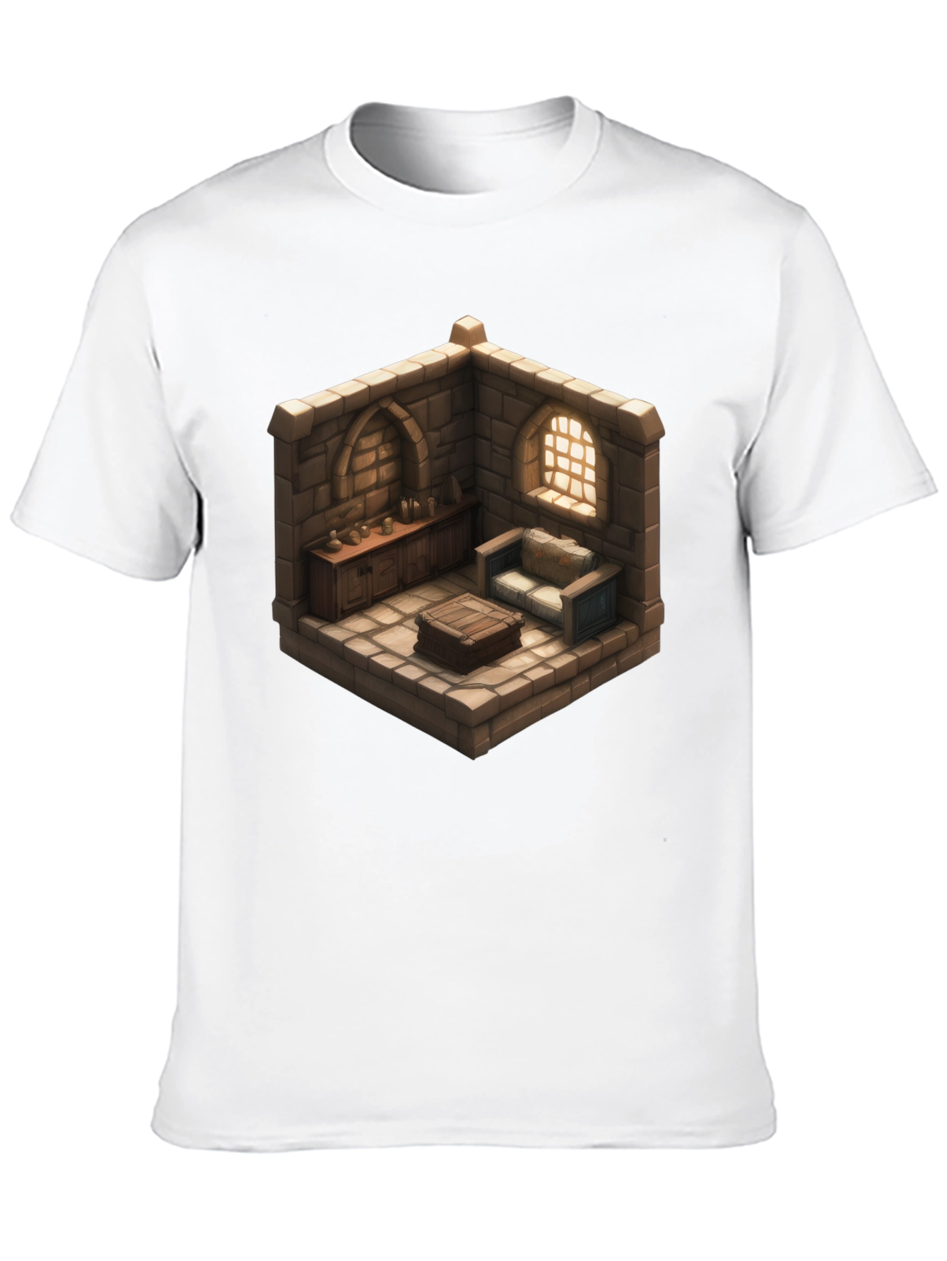 Isometric Room Graphic T-Shirt