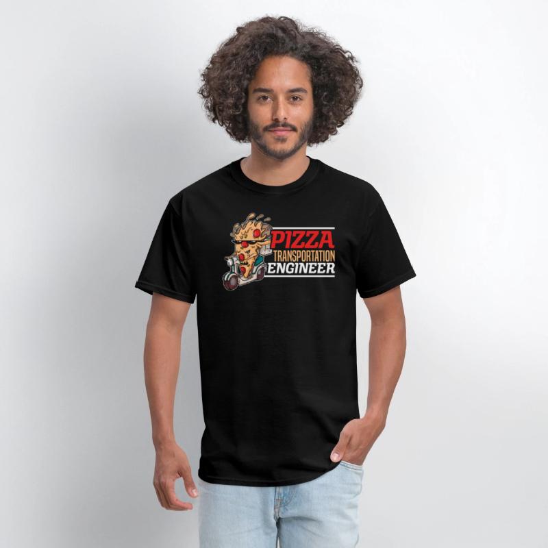 Pizza Transportation Engineer Food Delivery Guy