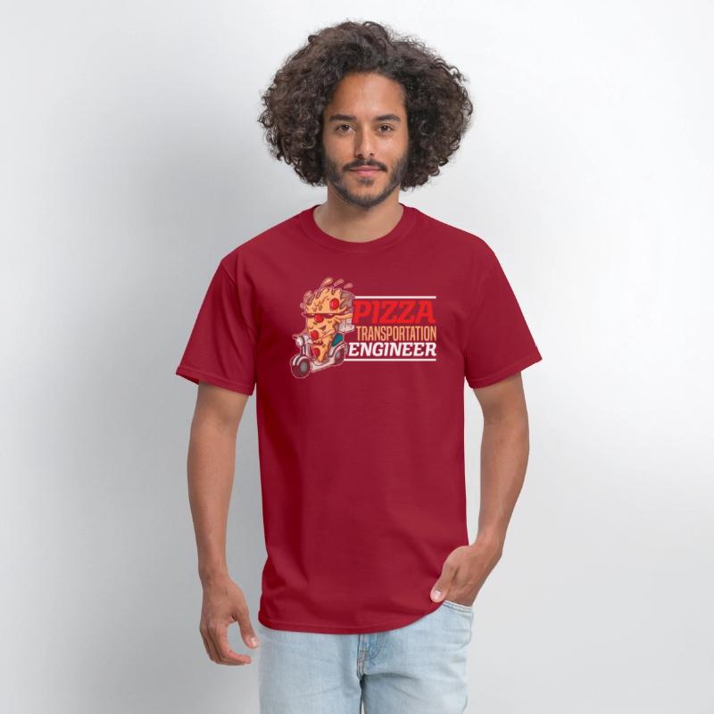 Pizza Transportation Engineer Food Delivery Guy