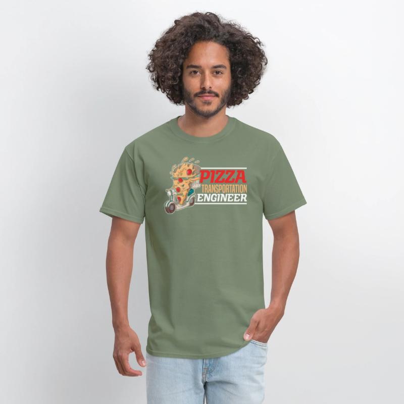 Pizza Transportation Engineer Food Delivery Guy