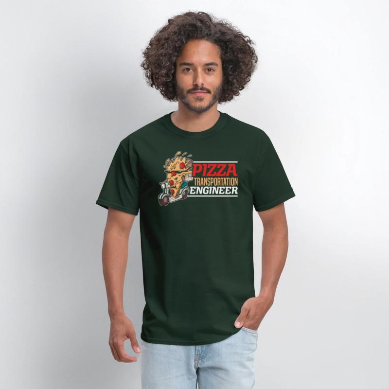 Pizza Transportation Engineer Food Delivery Guy