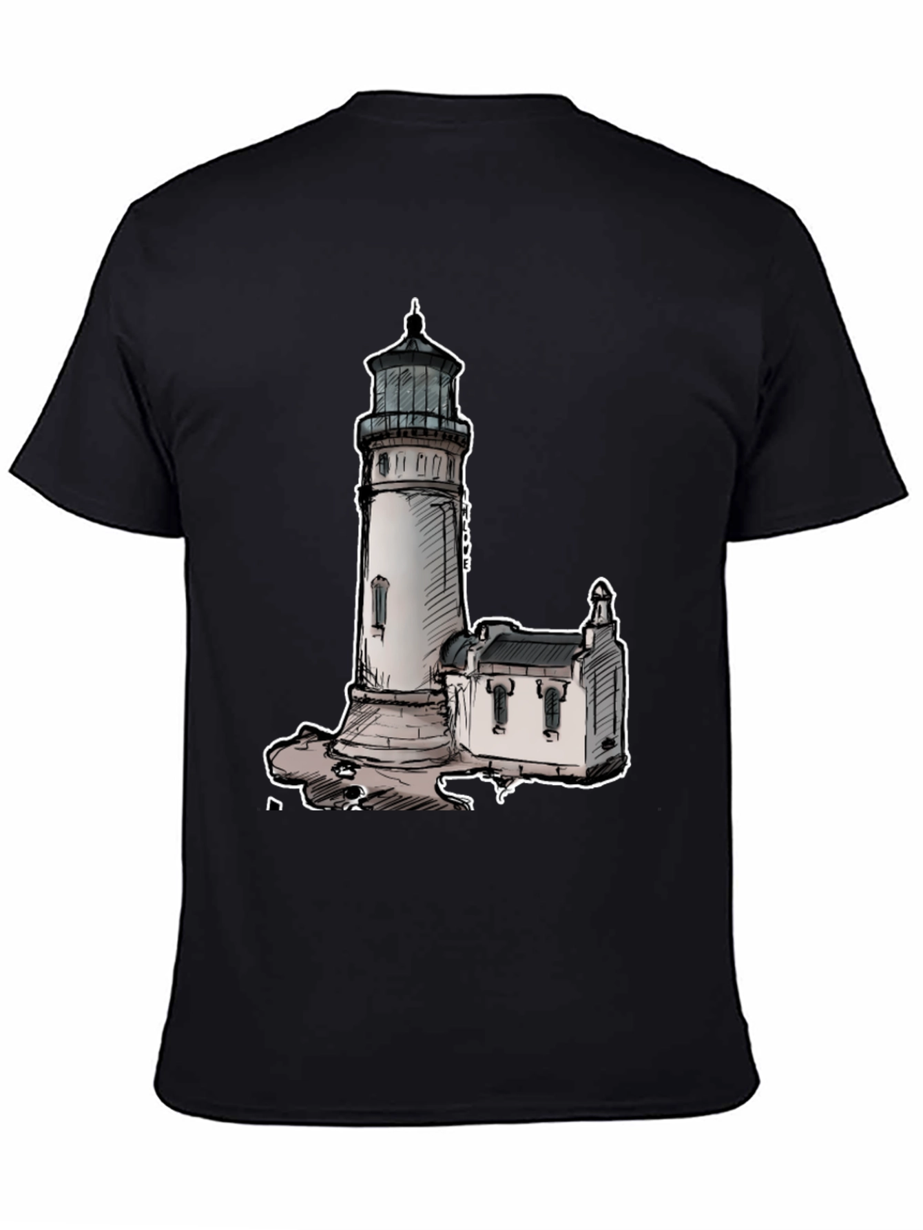 Lighthouse Graphic Tee - Coastal Style Shirt