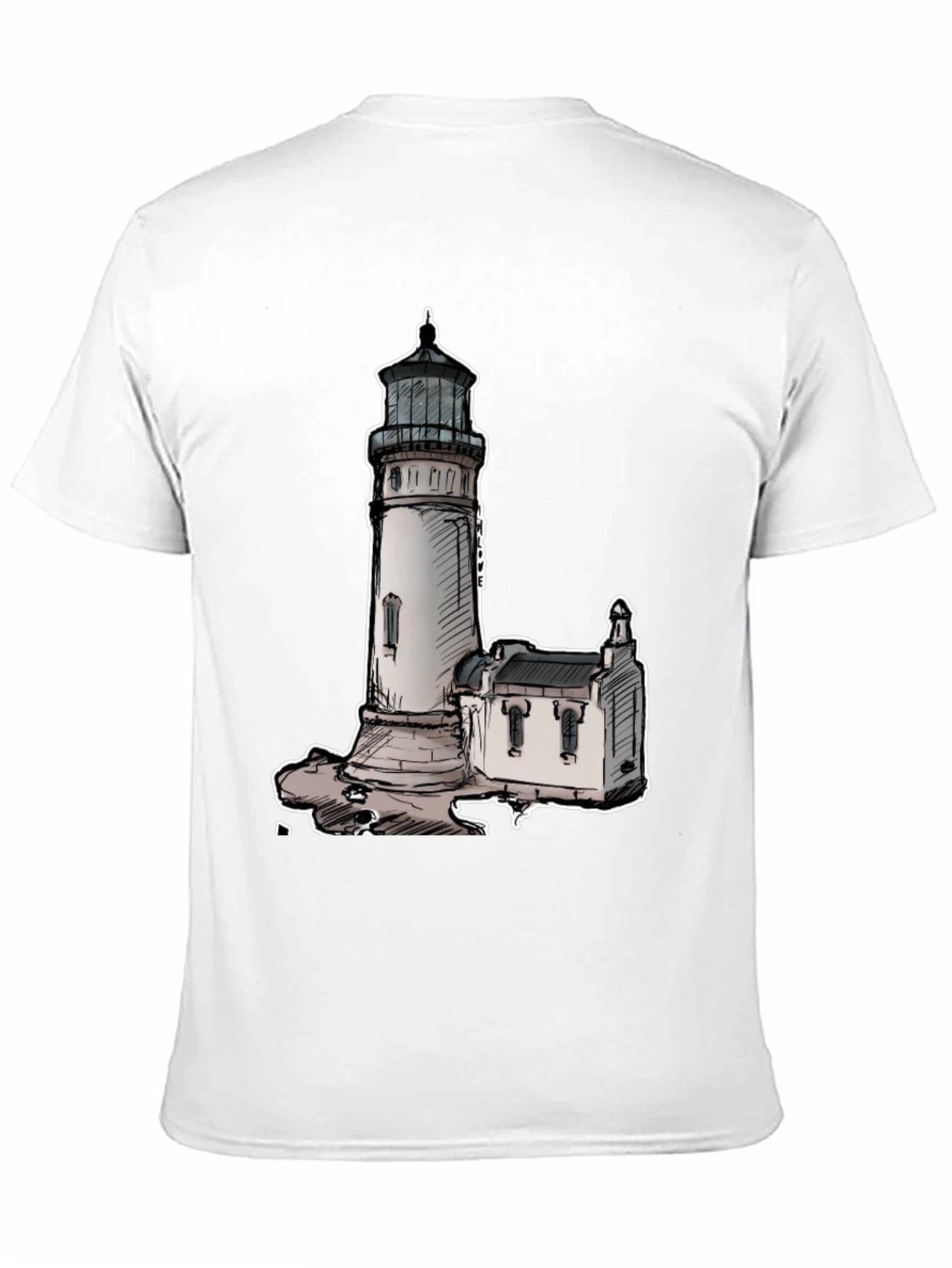 Lighthouse Graphic Tee - Coastal Style Shirt