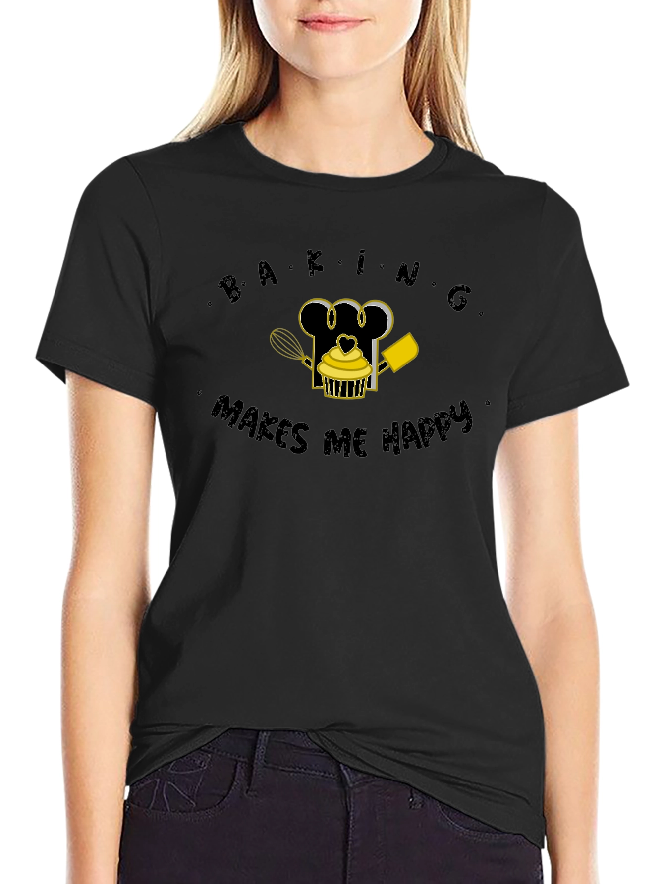Baking Makes Me Happy T-Shirt