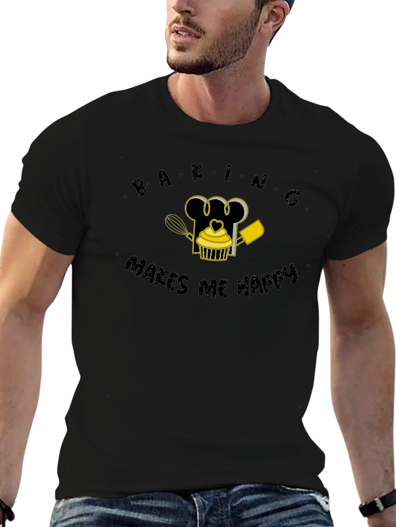 Baking Makes Me Happy T-Shirt