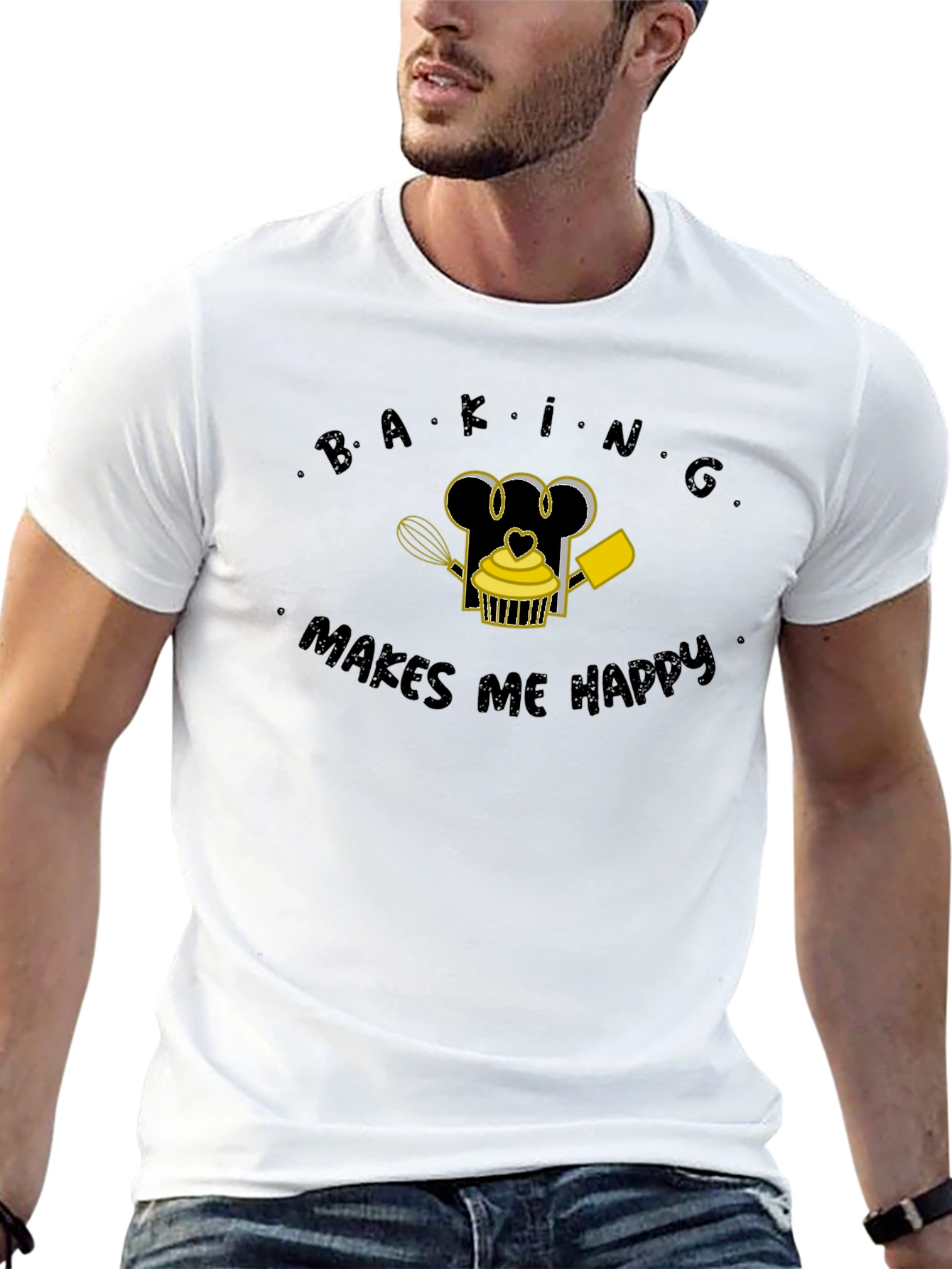 Baking Makes Me Happy T-Shirt