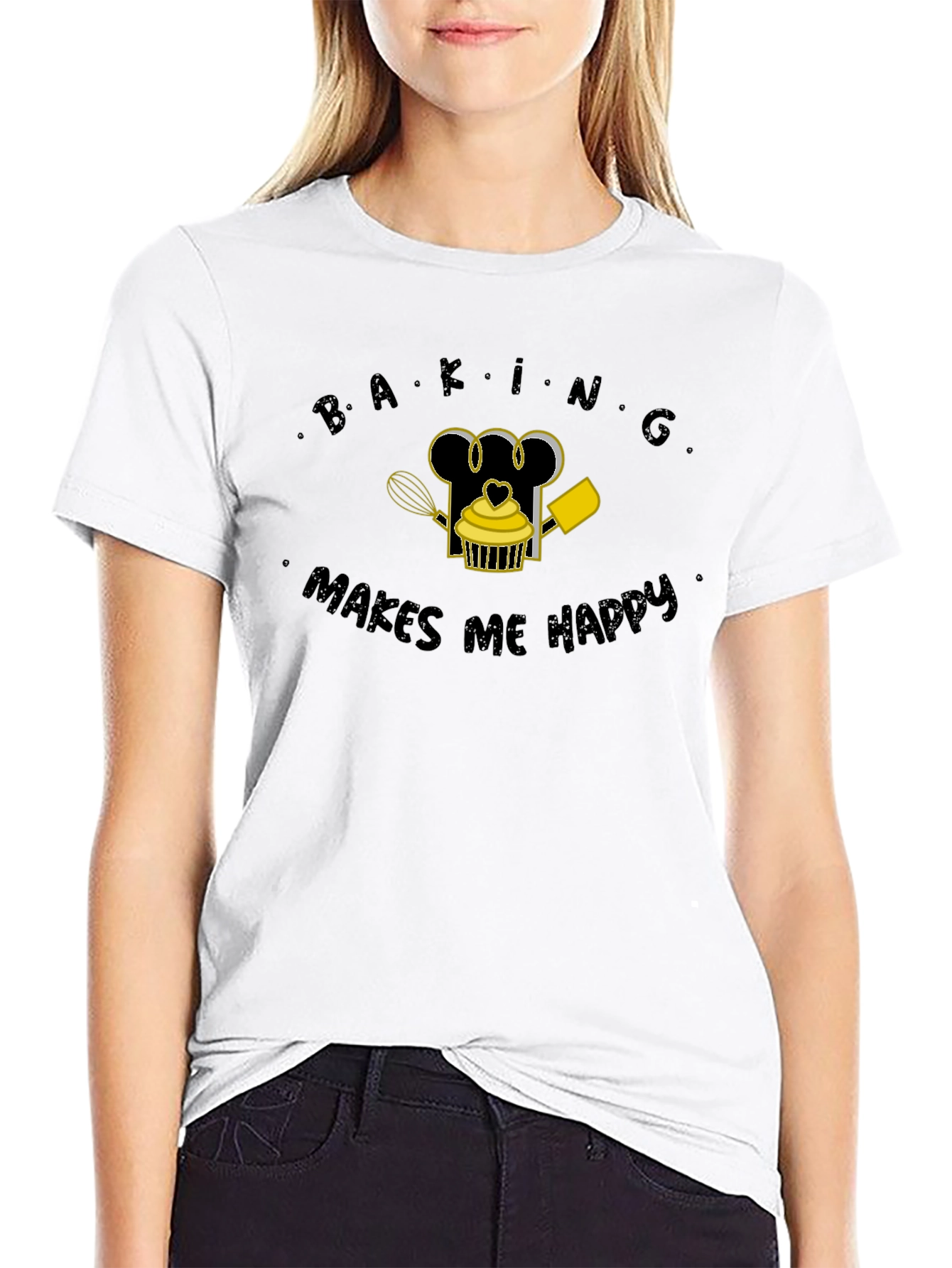 Baking Makes Me Happy T-Shirt