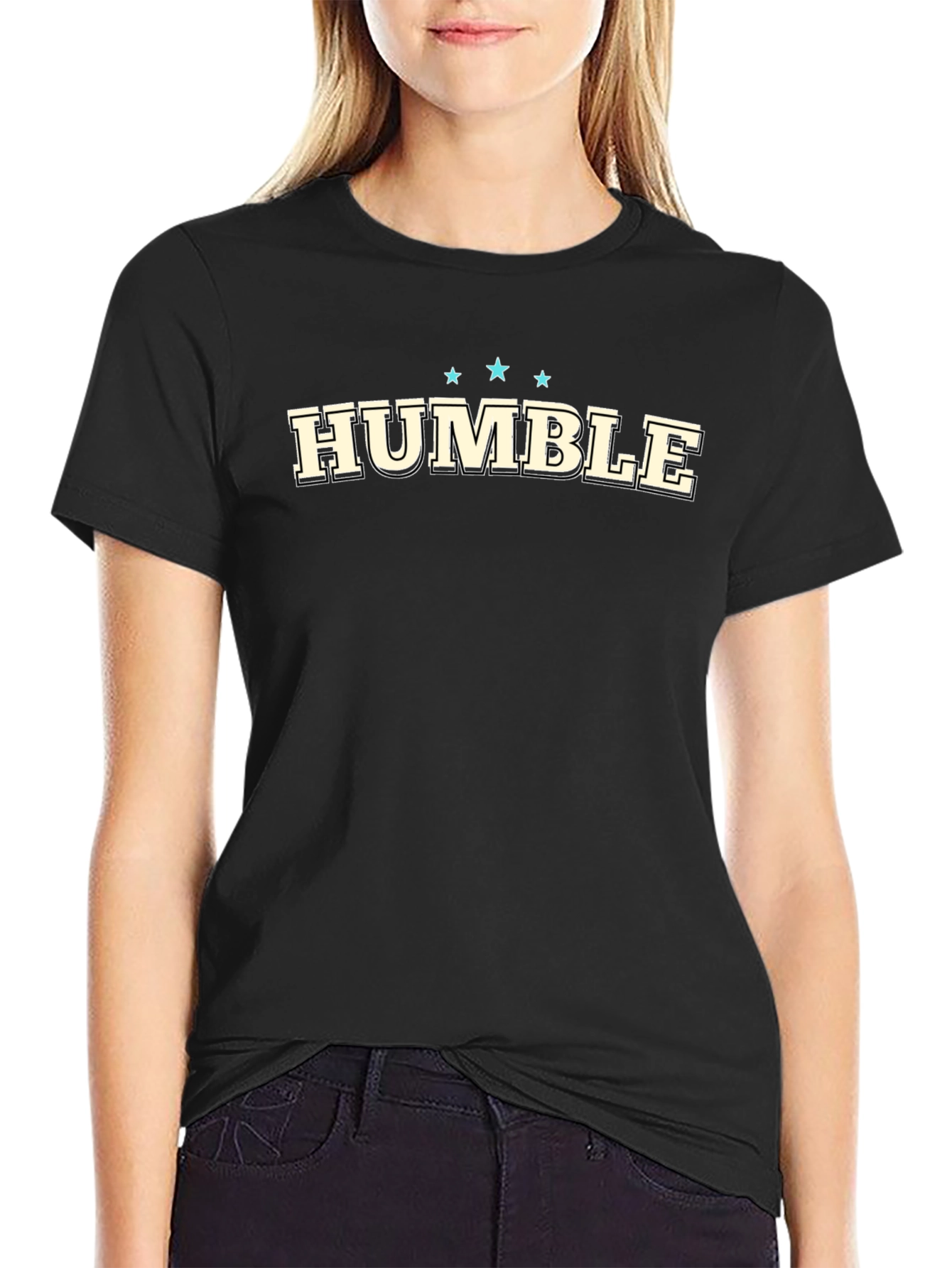 Humble Graphic Print Crewneck T-Shirt