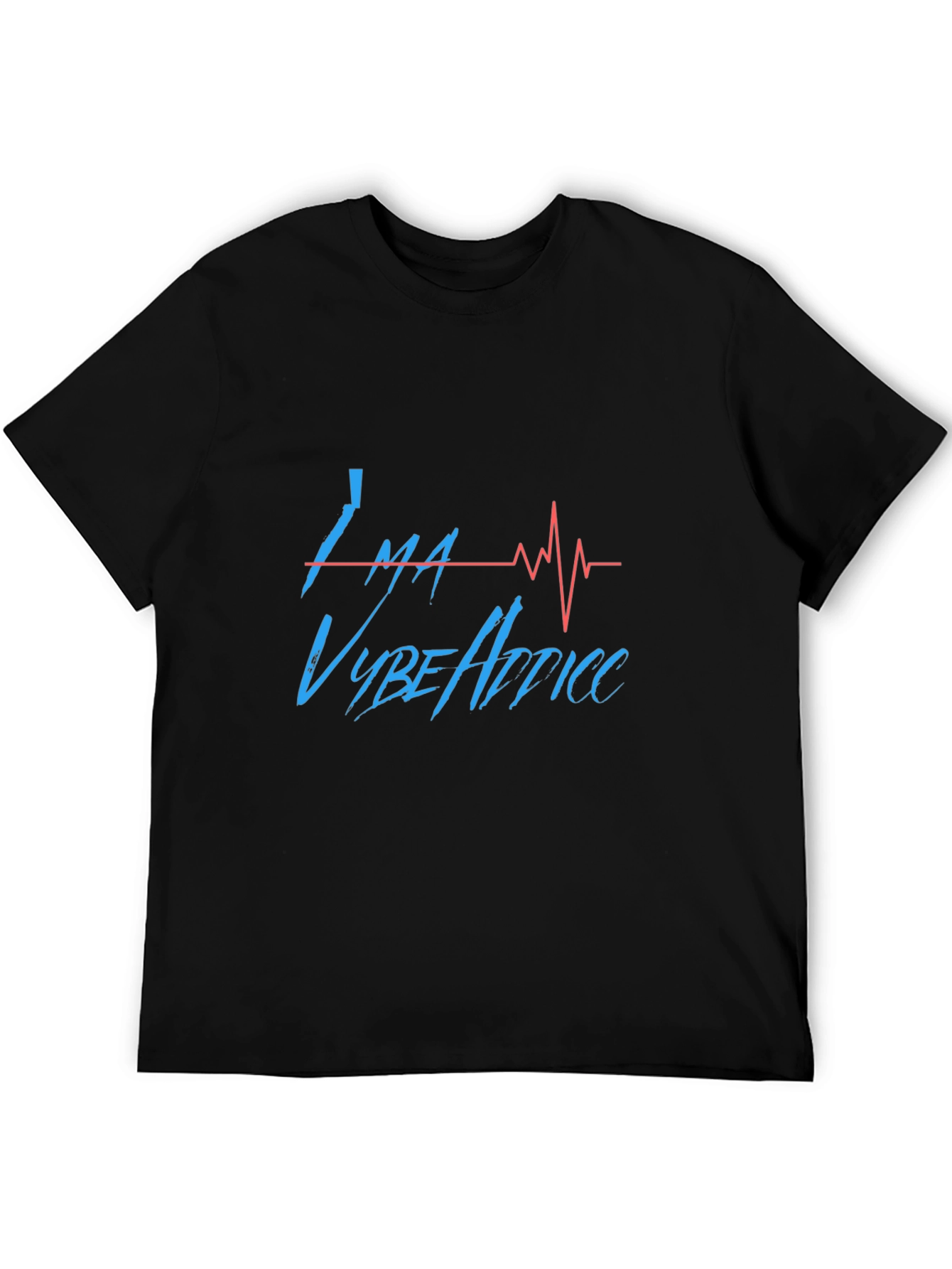 Ima Vybe Addicc Black T-Shirt