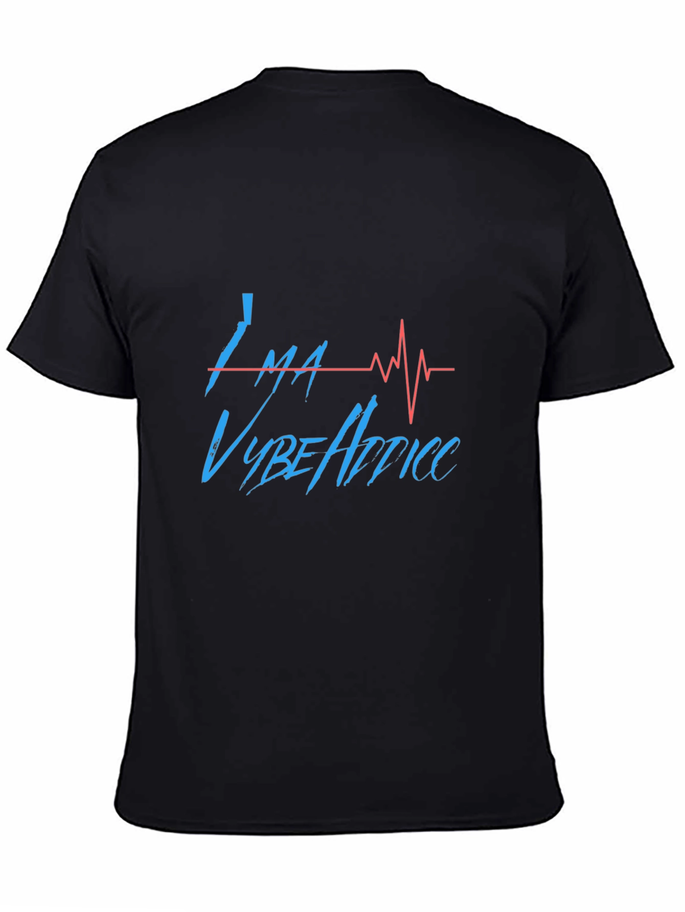 Ima Vybe Addicc Black T-Shirt