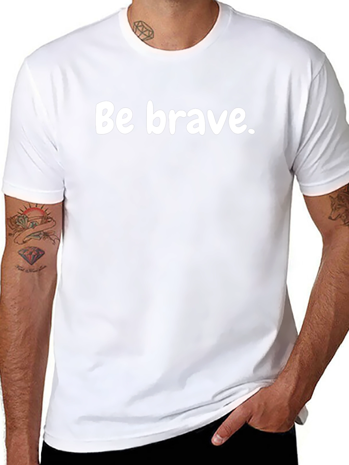 Be Brave Black T-Shirt