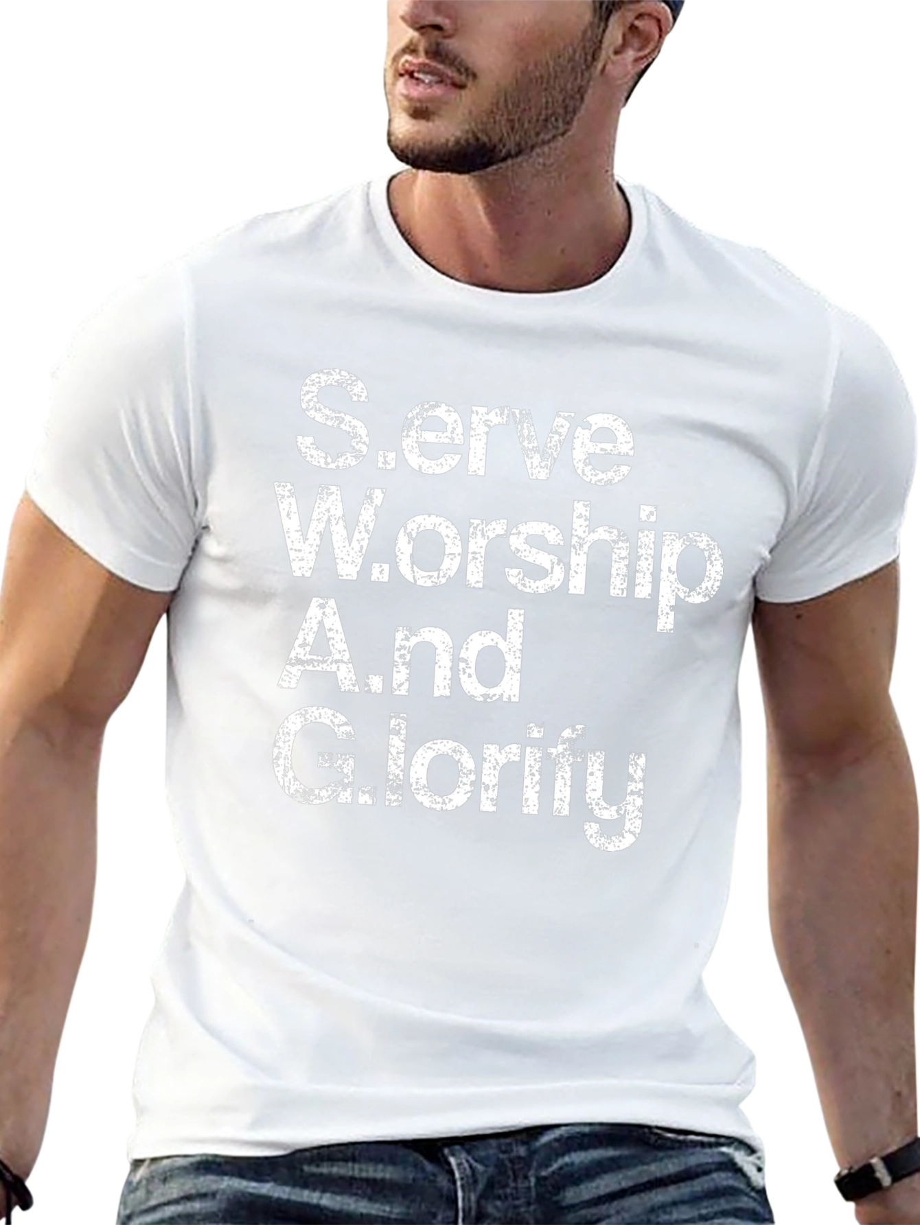 Serve Worship And Glorify Black T-Shirt