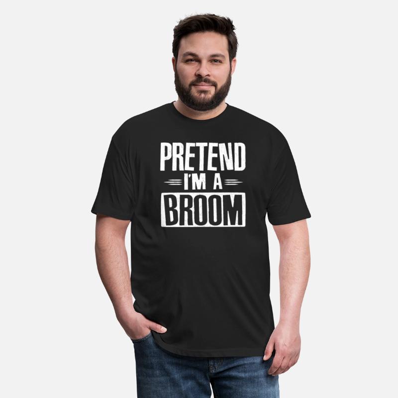 Pretend I'm A Broom Easy Lazy Halloween Costume