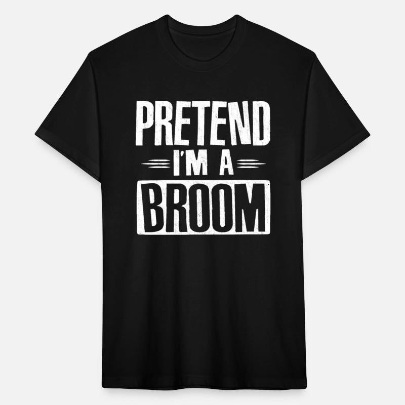 Pretend I'm A Broom Easy Lazy Halloween Costume