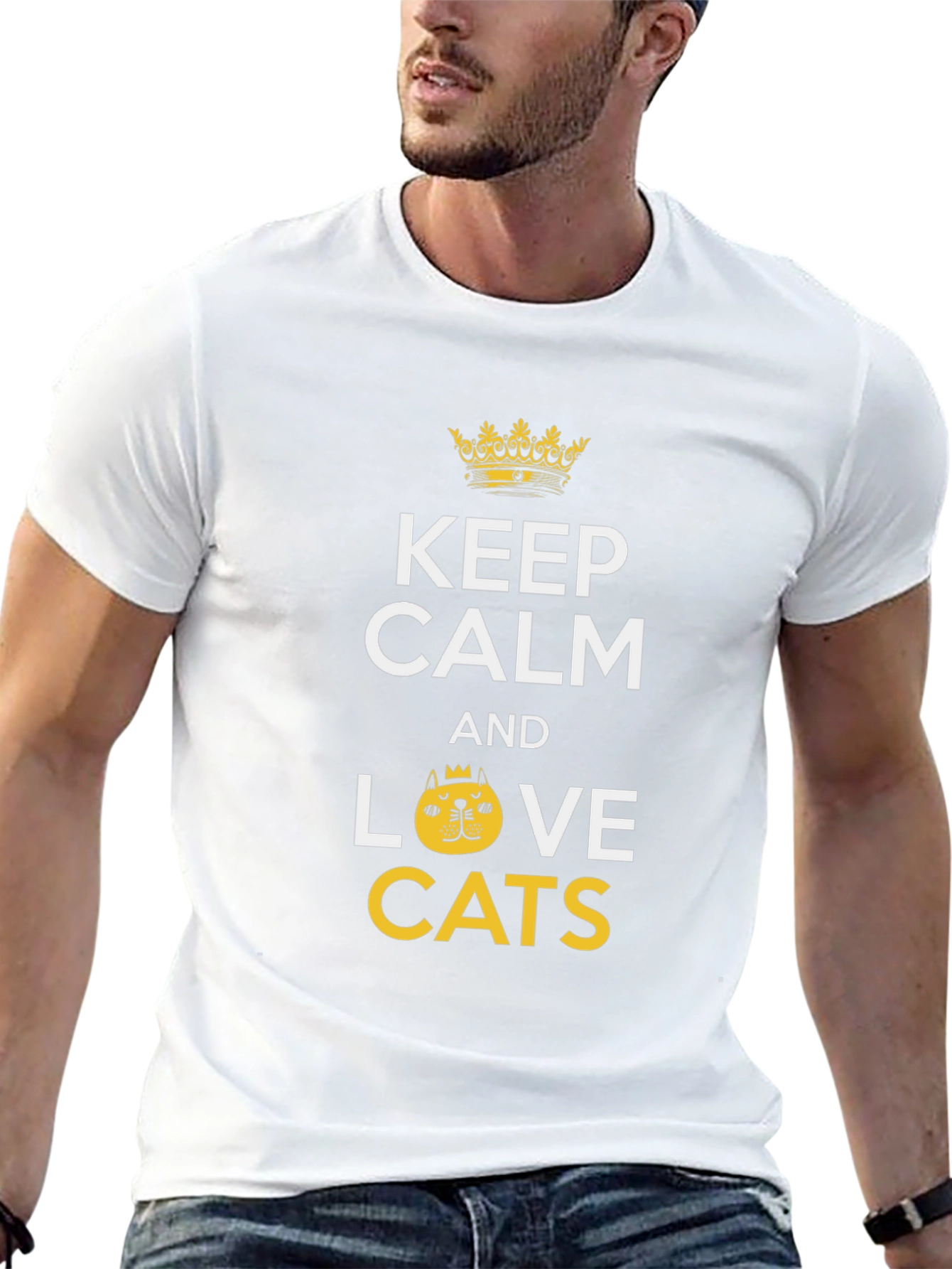 Keep Calm Love Cats Tee