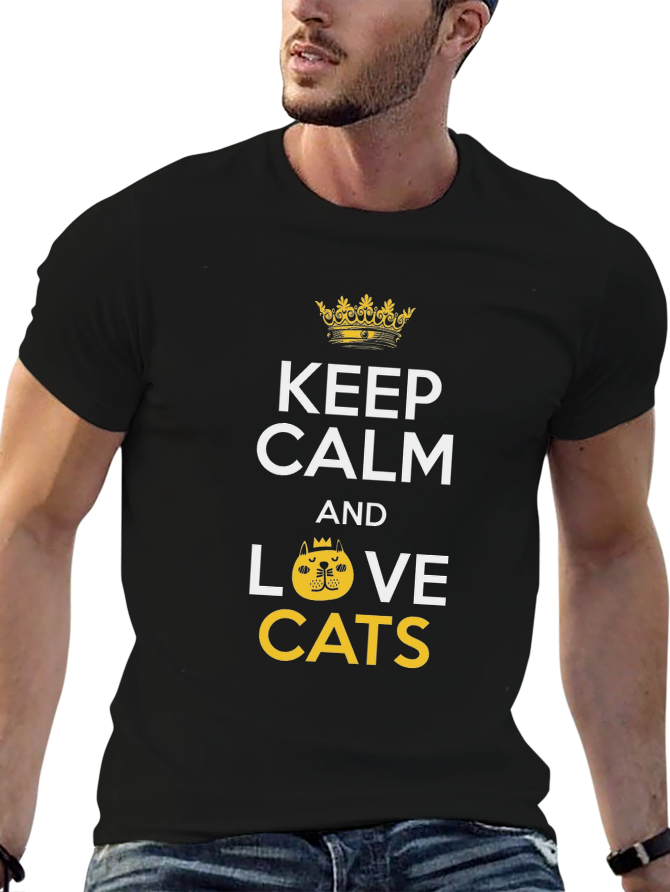 Keep Calm Love Cats Tee