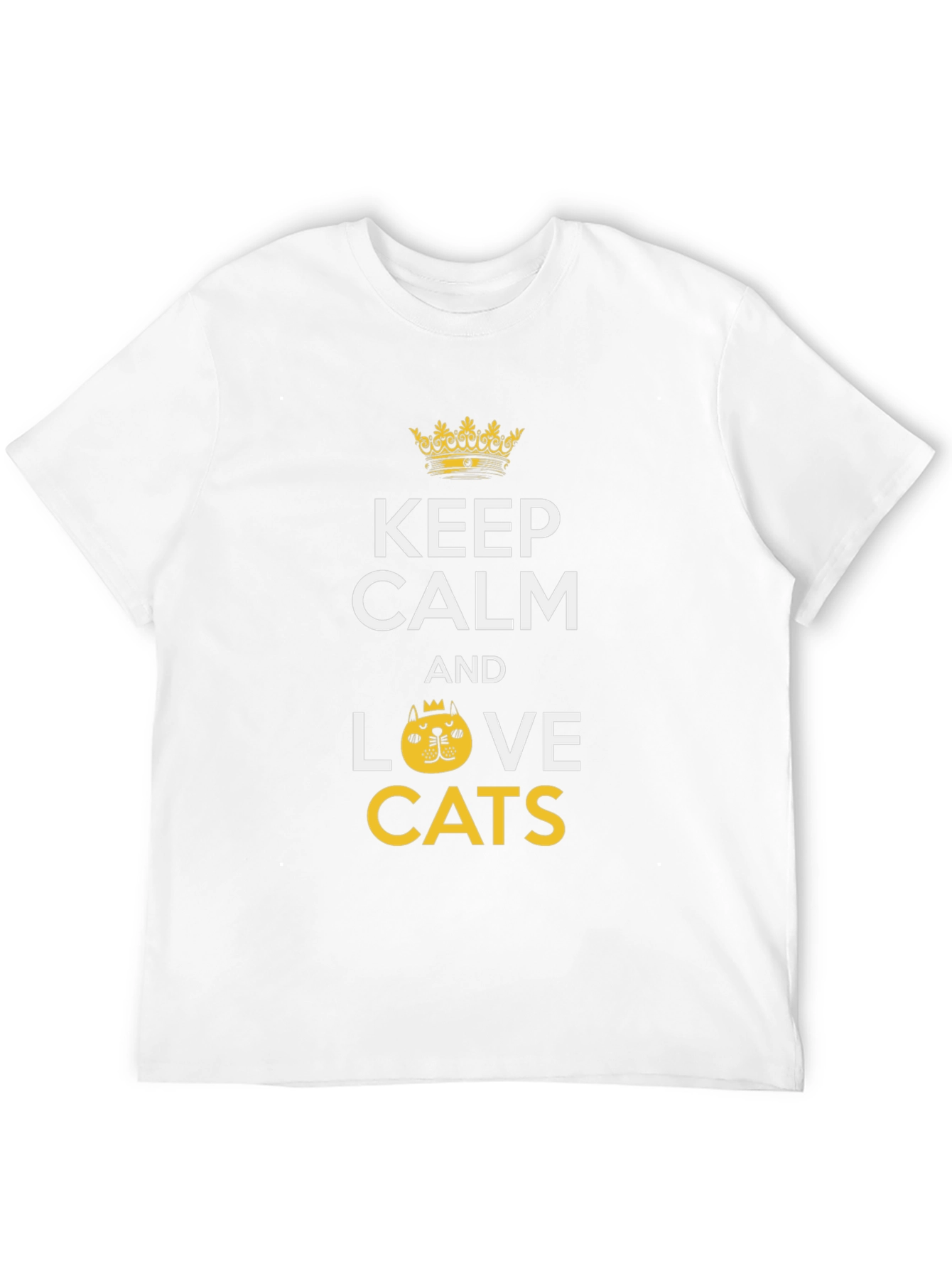 Keep Calm Love Cats Tee
