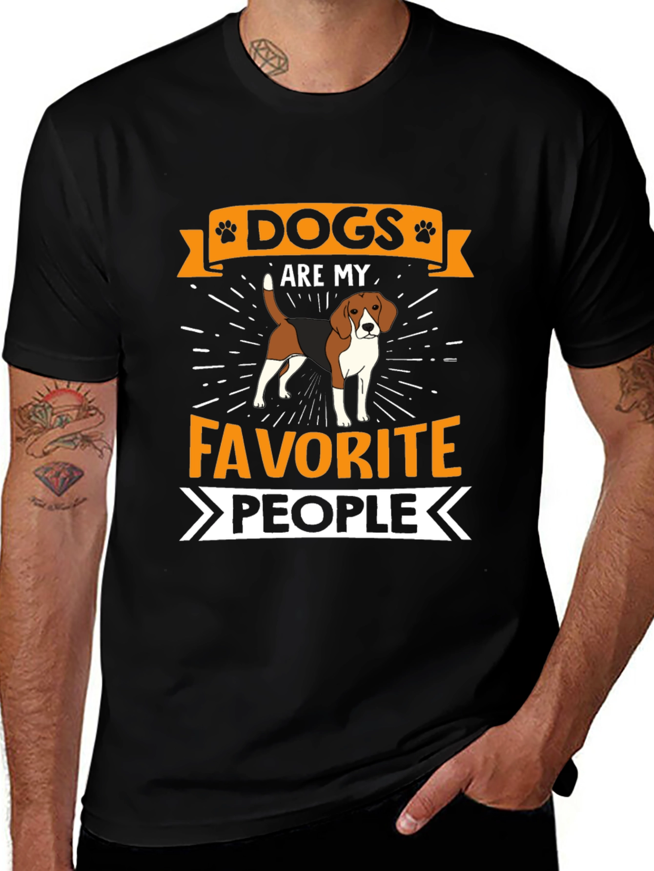 Dogs Are My Favorite People Graphic Tee